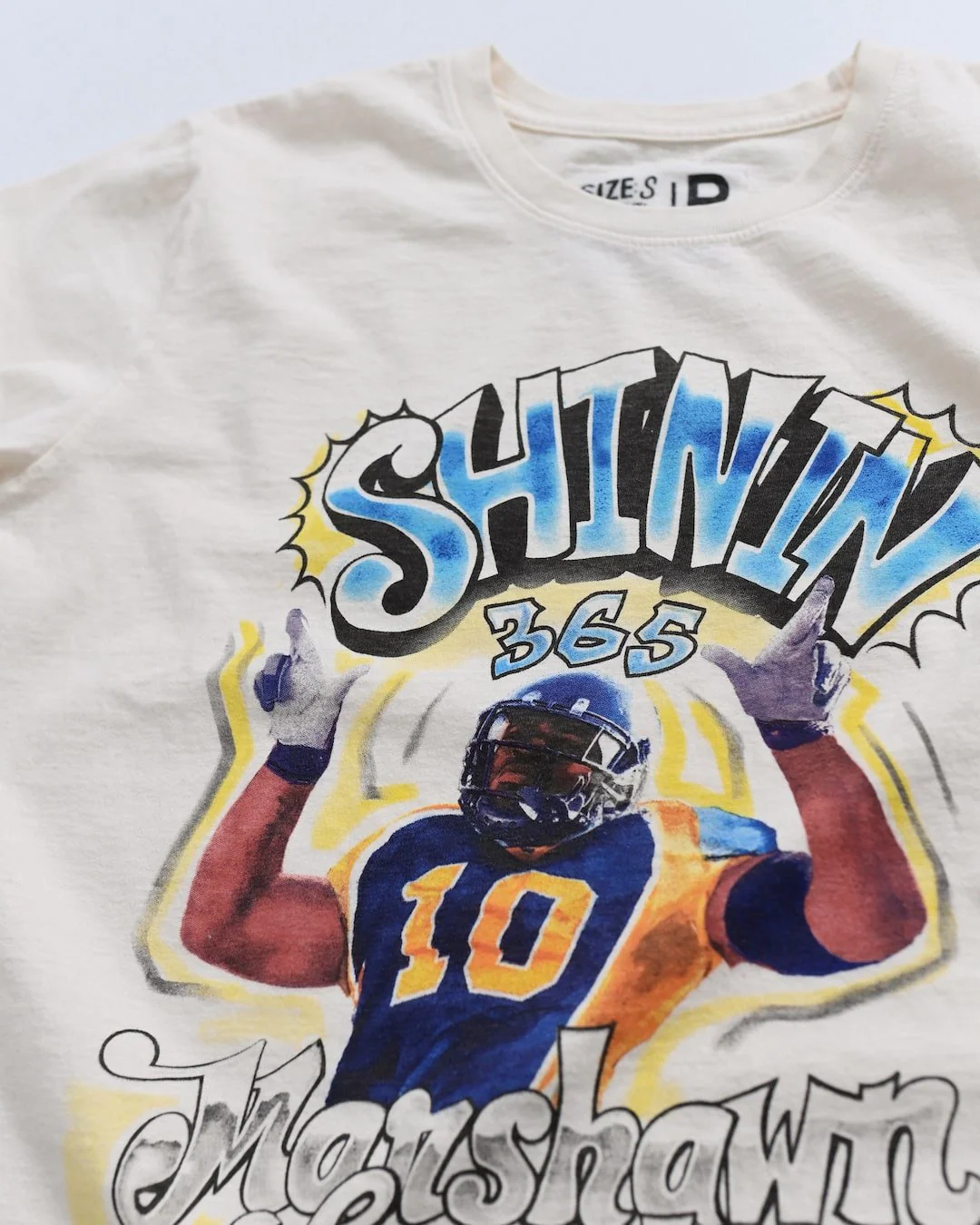 CAL - Marshawn Lynch Shinin' 365 White Tee - Image 4