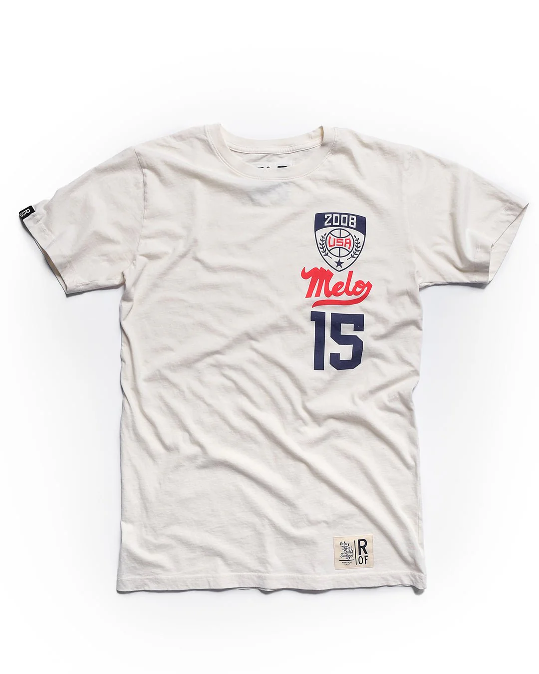 Carmelo Anthony '08 Basketball White Tee - Image 3