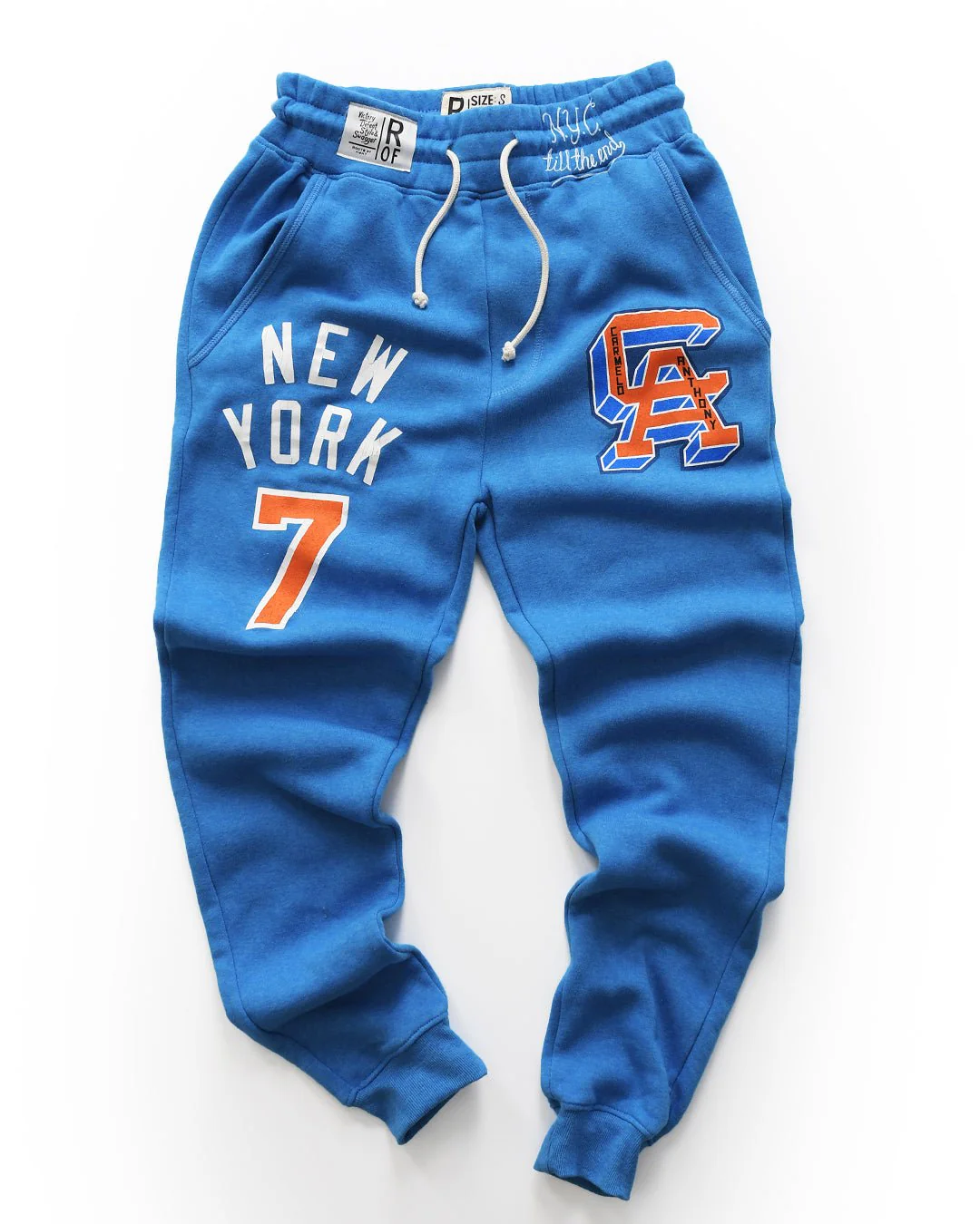 Carmelo Anthony NYC Til the End Blue Sweatpants - Image 6