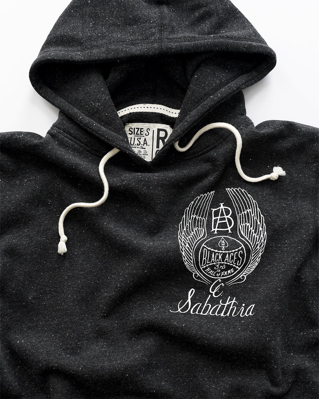 CC Sabathia Black Aces Black PO Hoody - Image 3
