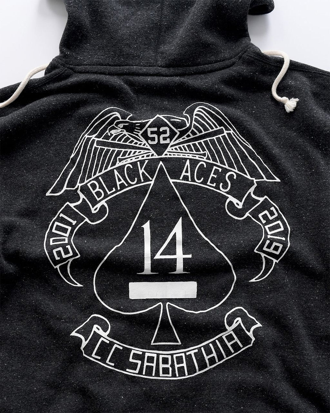 CC Sabathia Black Aces Black PO Hoody - Image 5