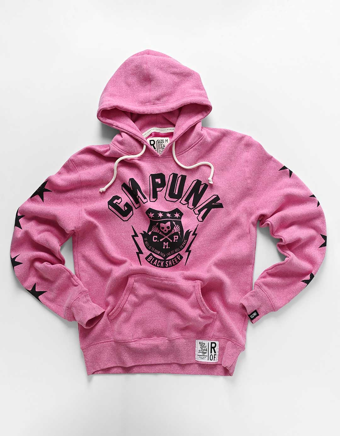 CM Punk 'Black Sheep' Pink PO Hoody - Image 5