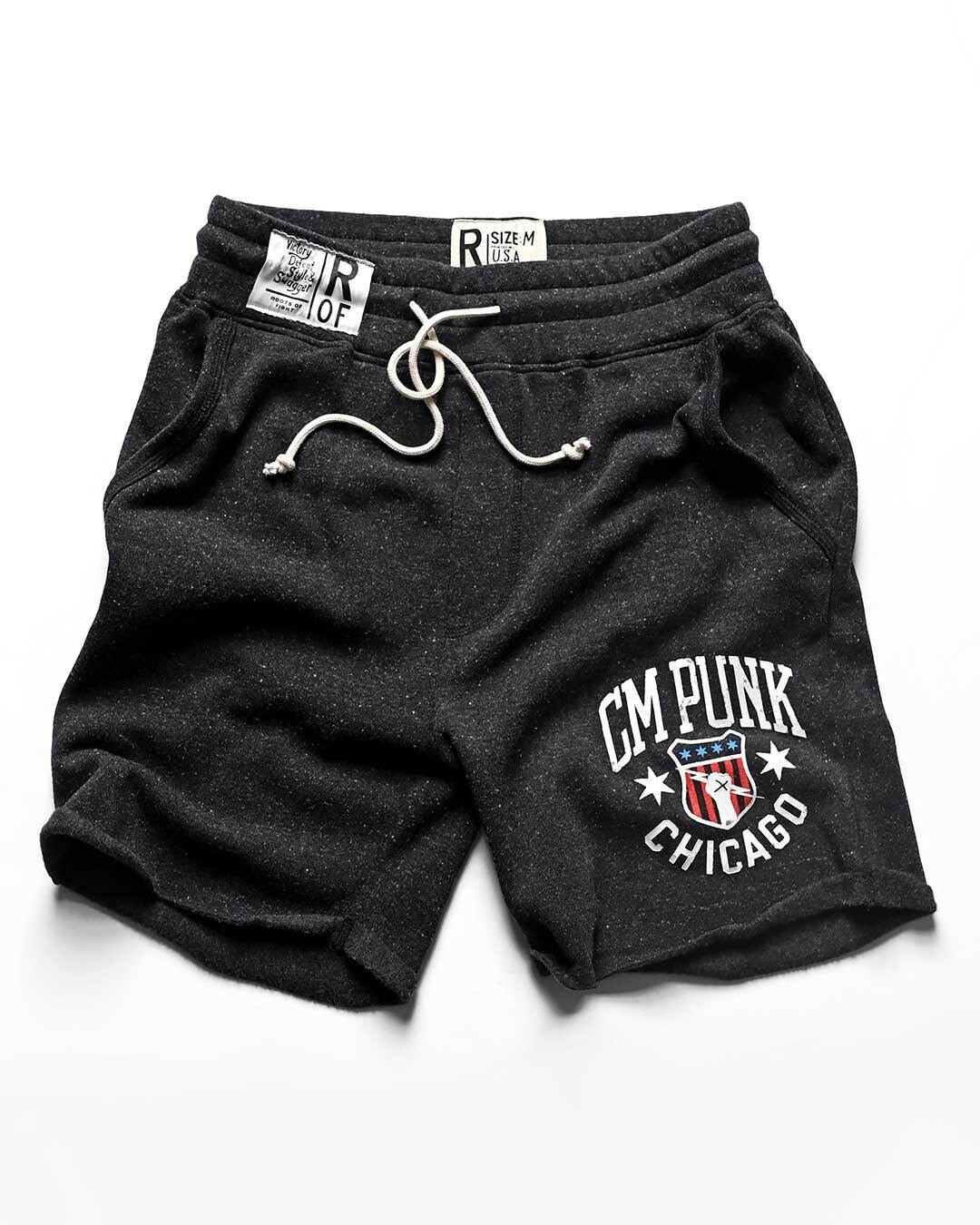 CM Punk Chicago Black Shorts - Image 3