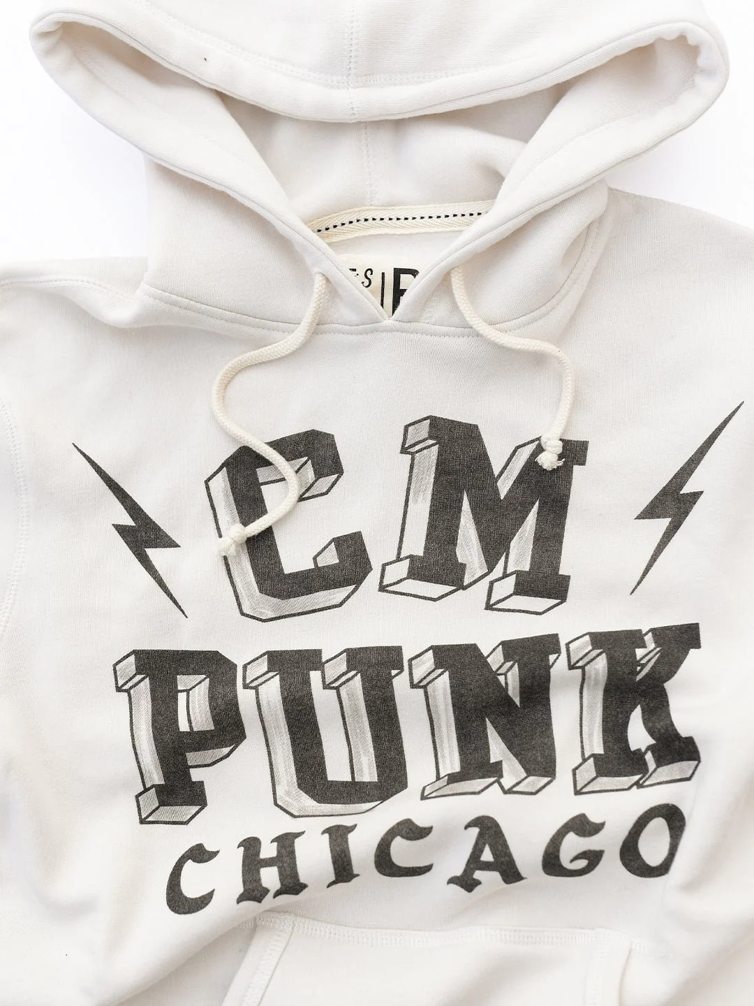 CM Punk Chicago White PO Hoody - Image 3
