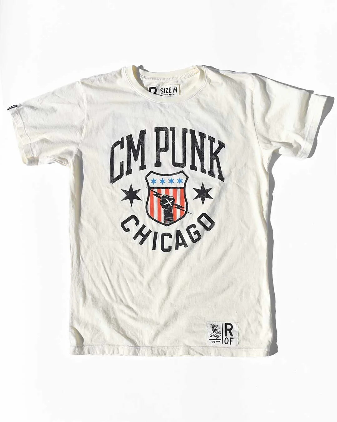 CM Punk Chicago White Tee - Image 4