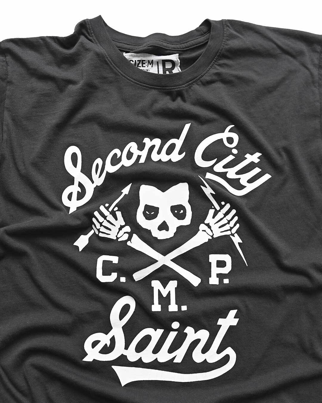 CM Punk 'Second City Saint' Black Tee - Image 3