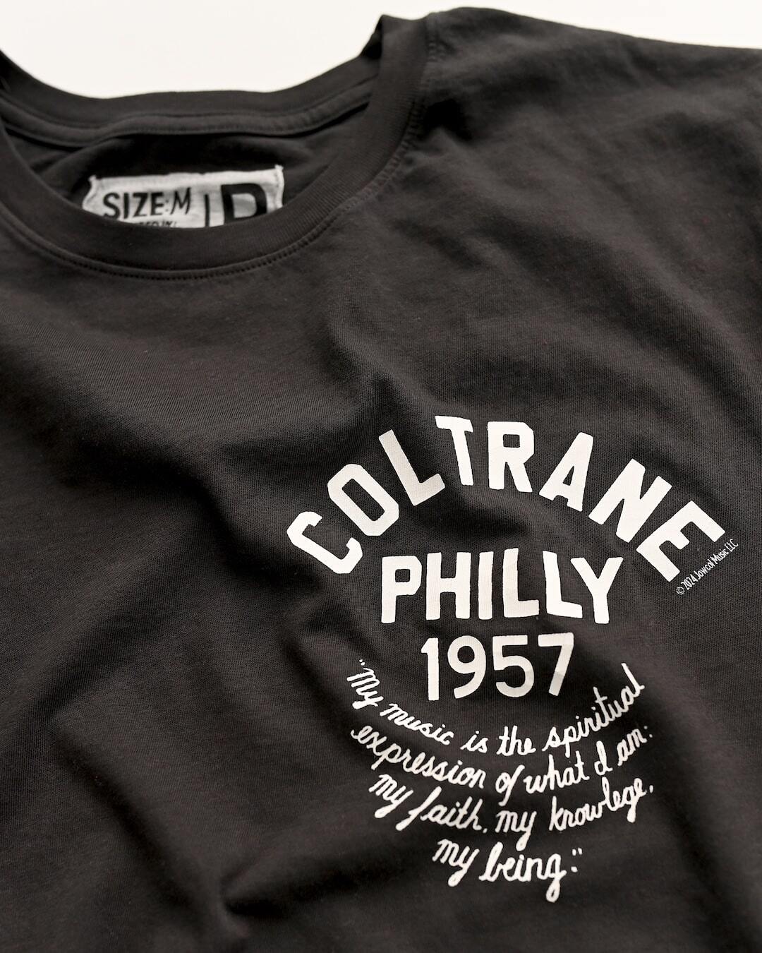 Coltrane Philly 1957 Black Tee - Image 2