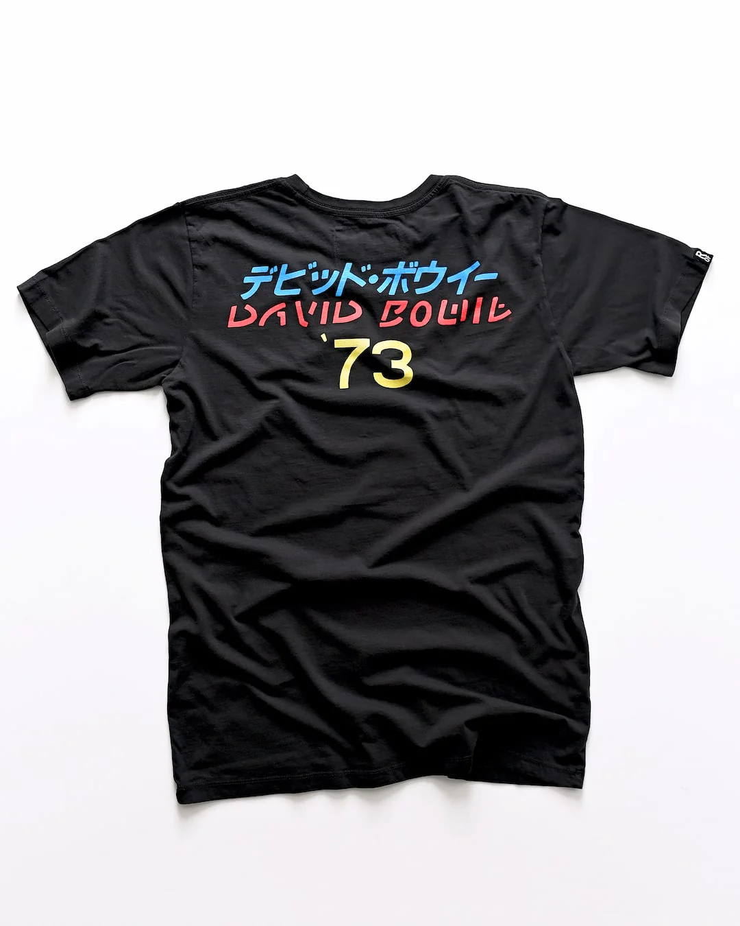 David Bowie 1973 Ziggy Stardust Black Tee - Image 3