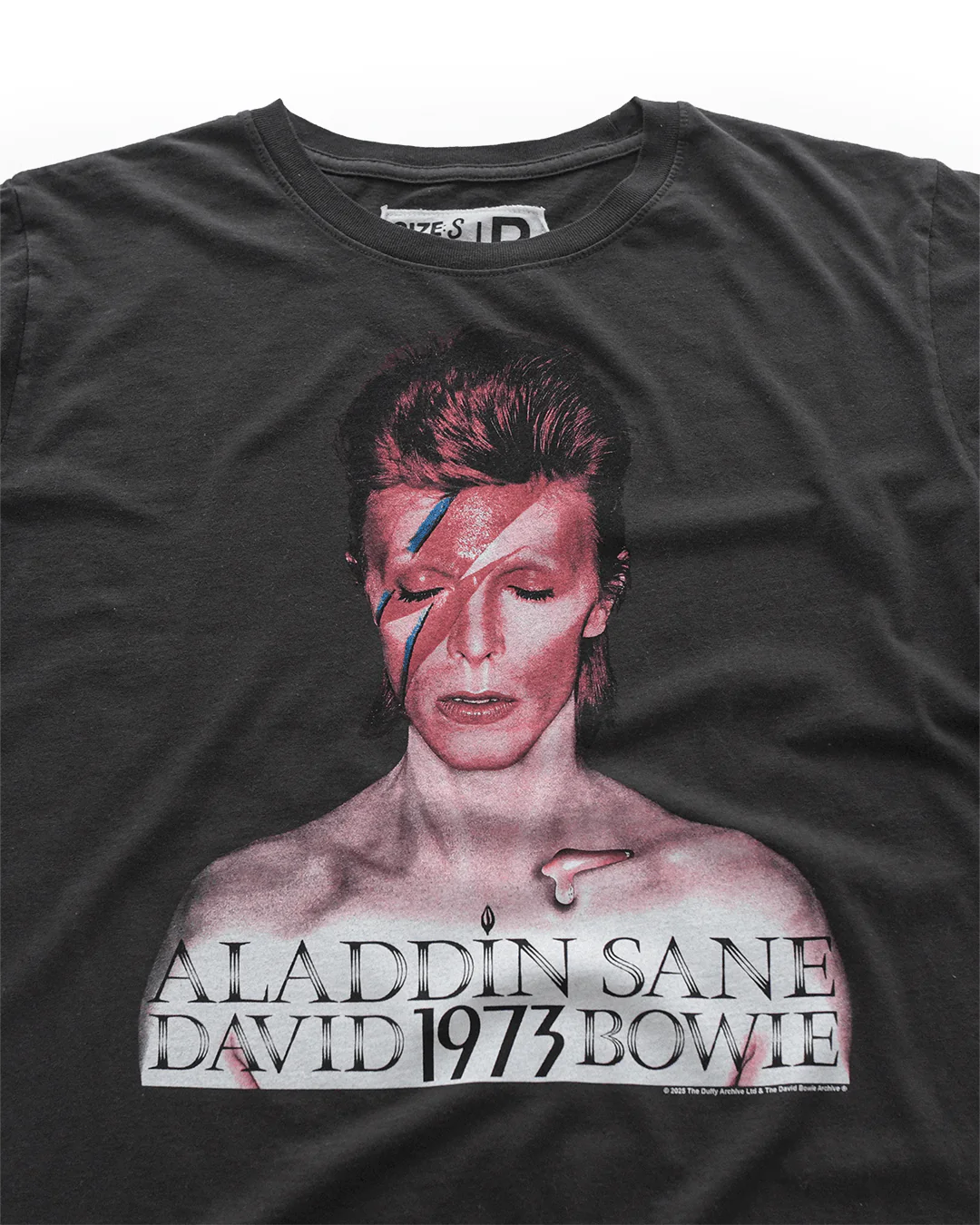 David Bowie Aladdin Sane '73 Black Tee - Image 3