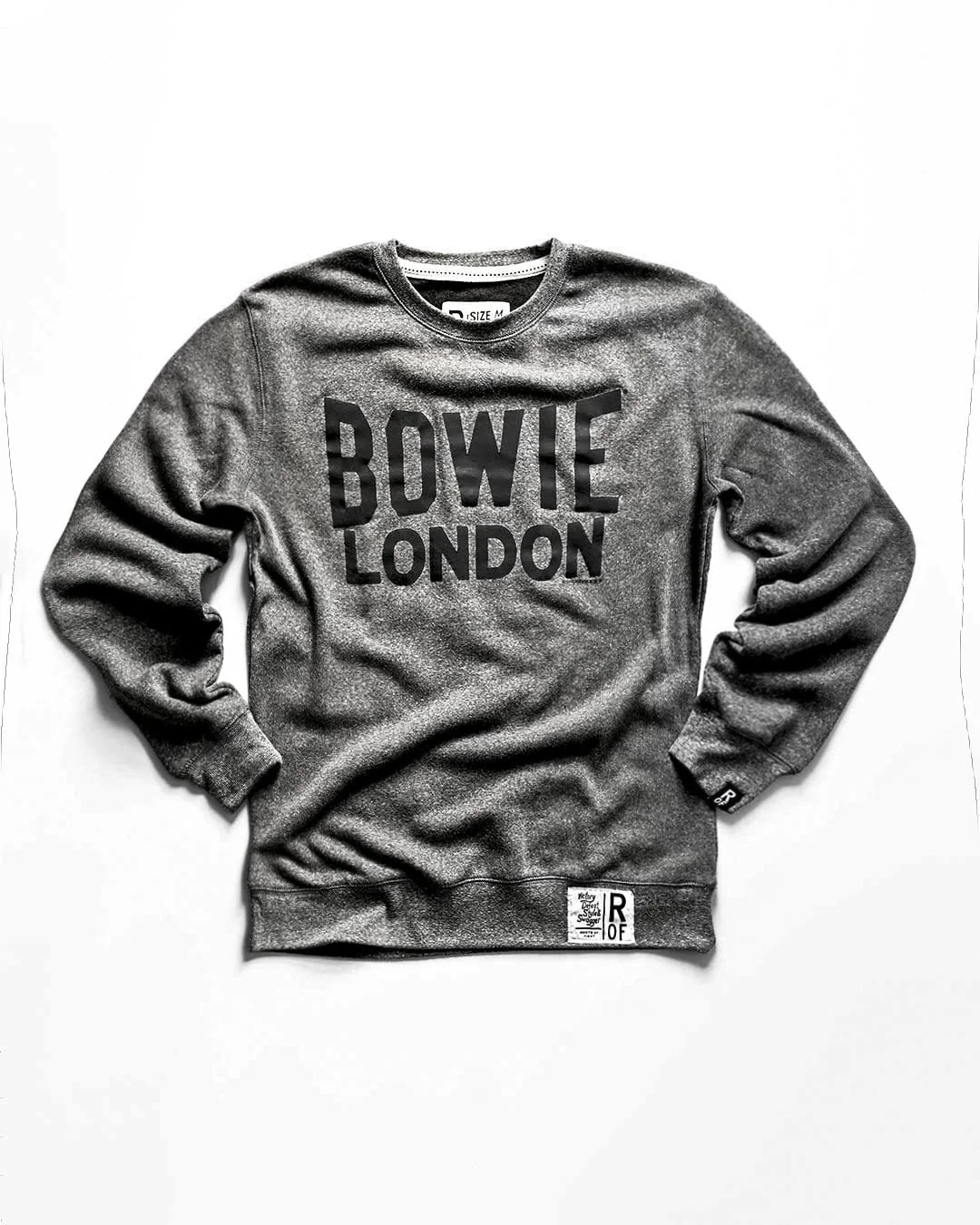 David Bowie London Grey Sweatshirt - Image 4