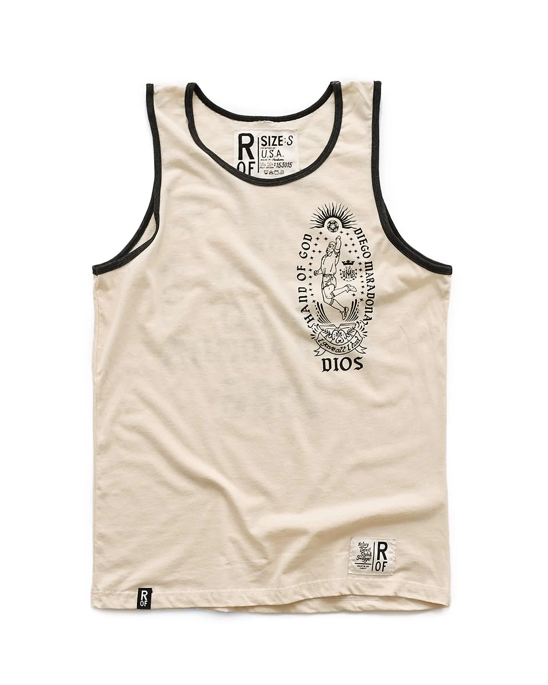 Diego Maradona Hand of God '86 White Tank - Image 5