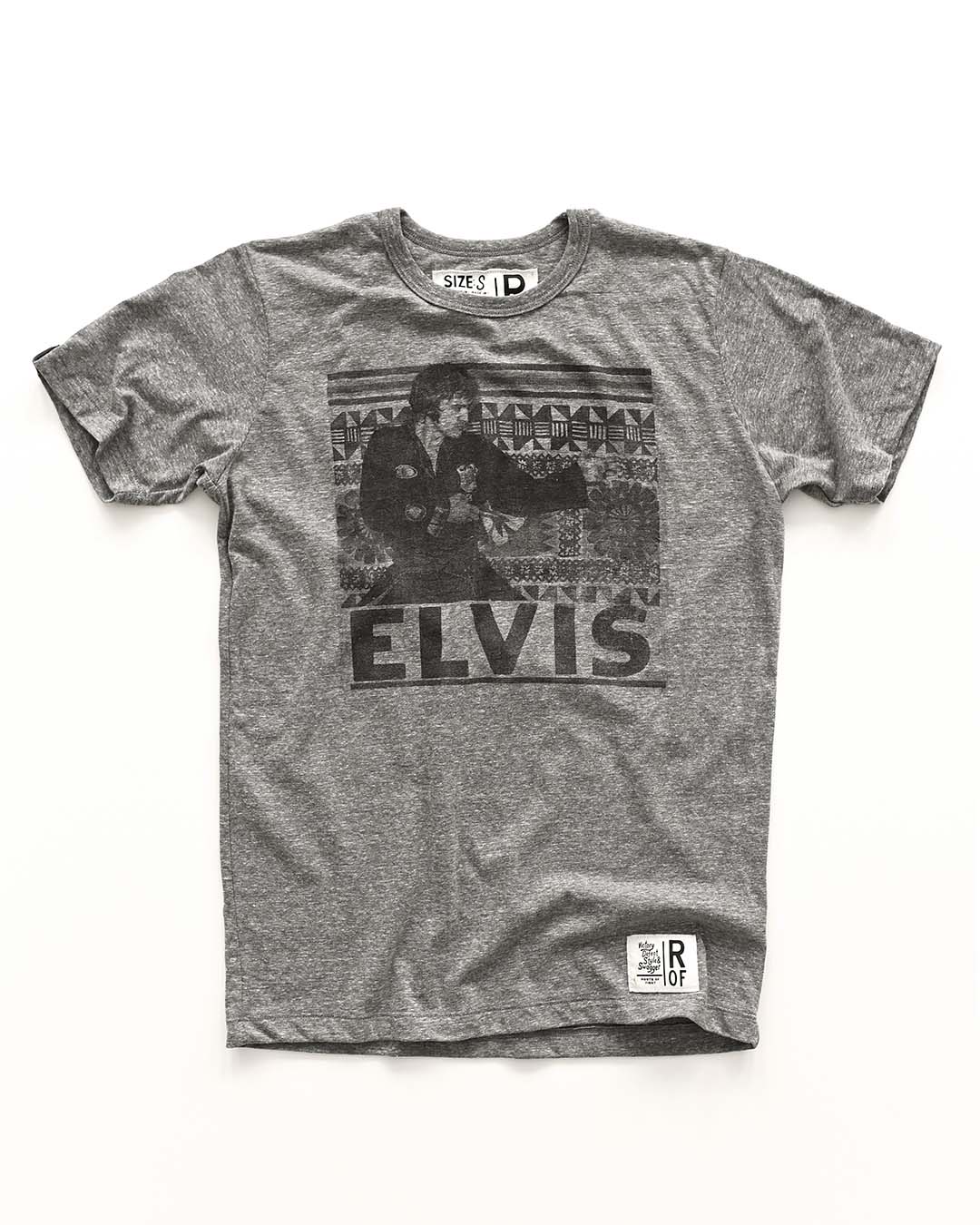 Elvis Stance Photo Grey Triblend Tee - Image 4