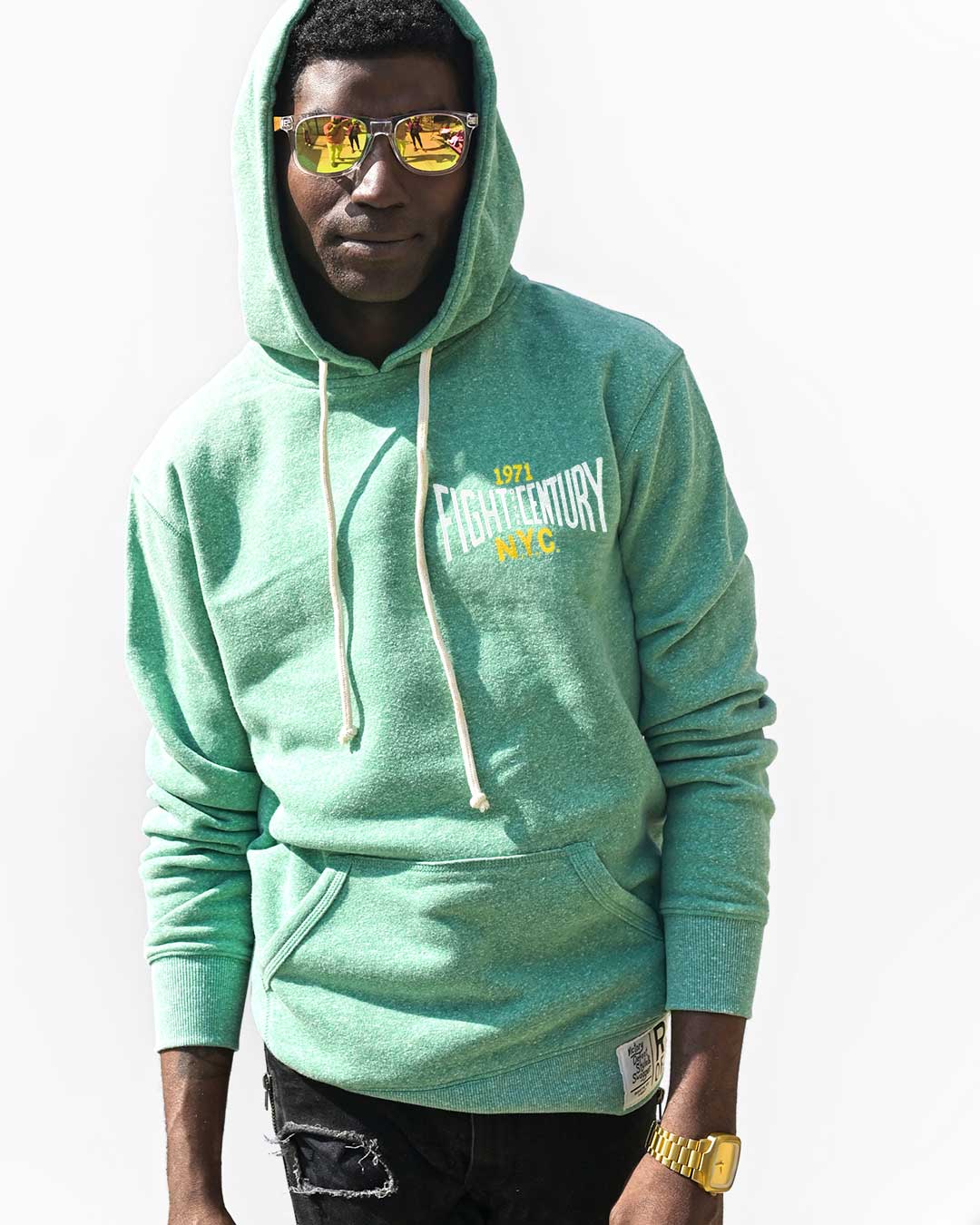 FOTC - Ali 1971 Green PO Hoody - Image 3
