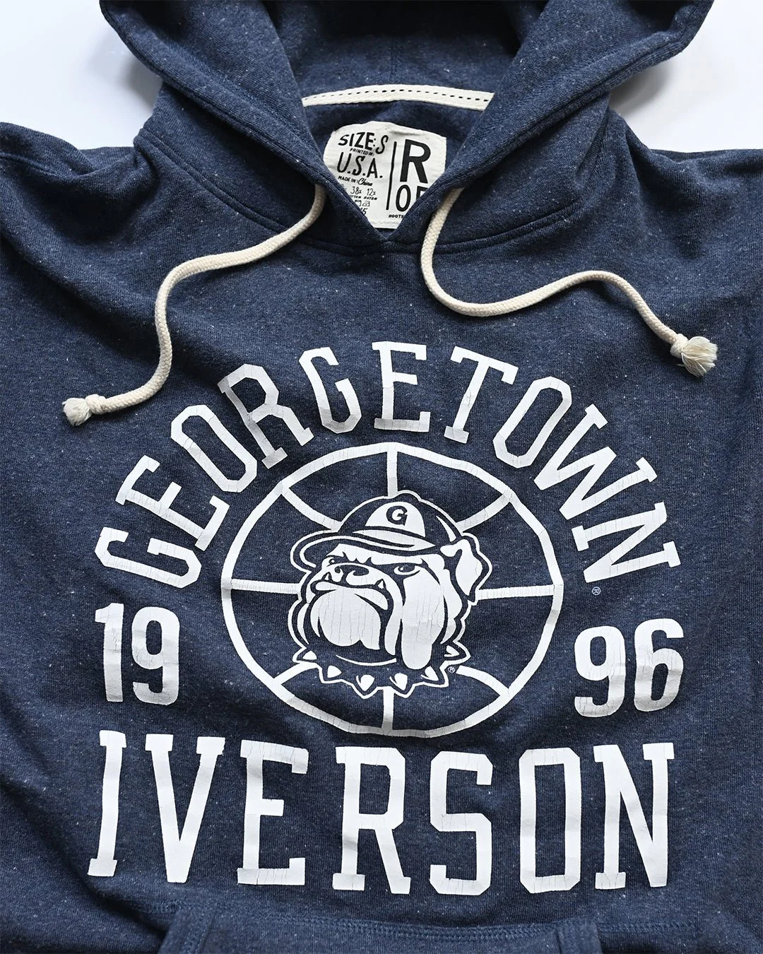 GU - Allen Iverson Basketball '96 Navy PO Hoody - Image 4