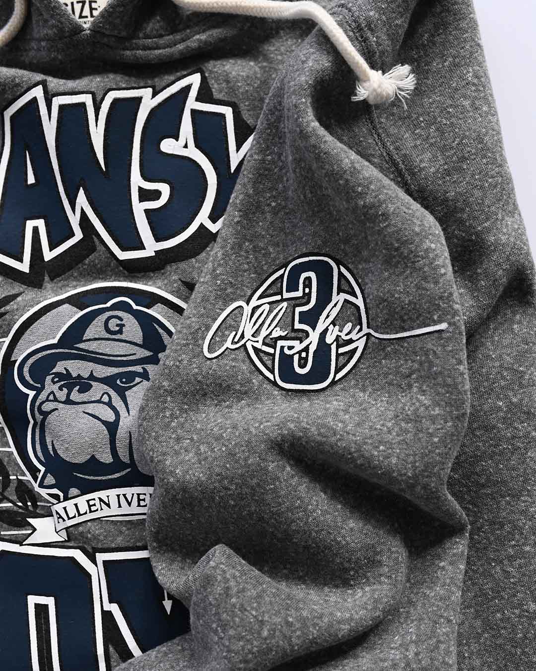 GU - Iverson Hoyas Grey PO Hoody - Image 3