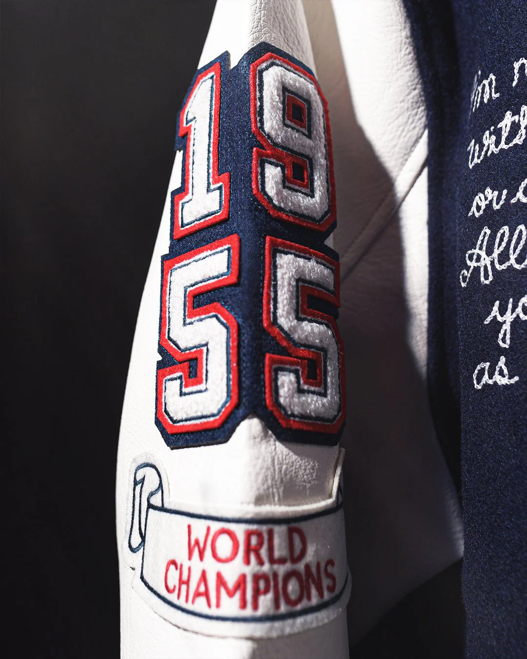 J. Robinson Brooklyn Blue Varsity Jacket - Image 12