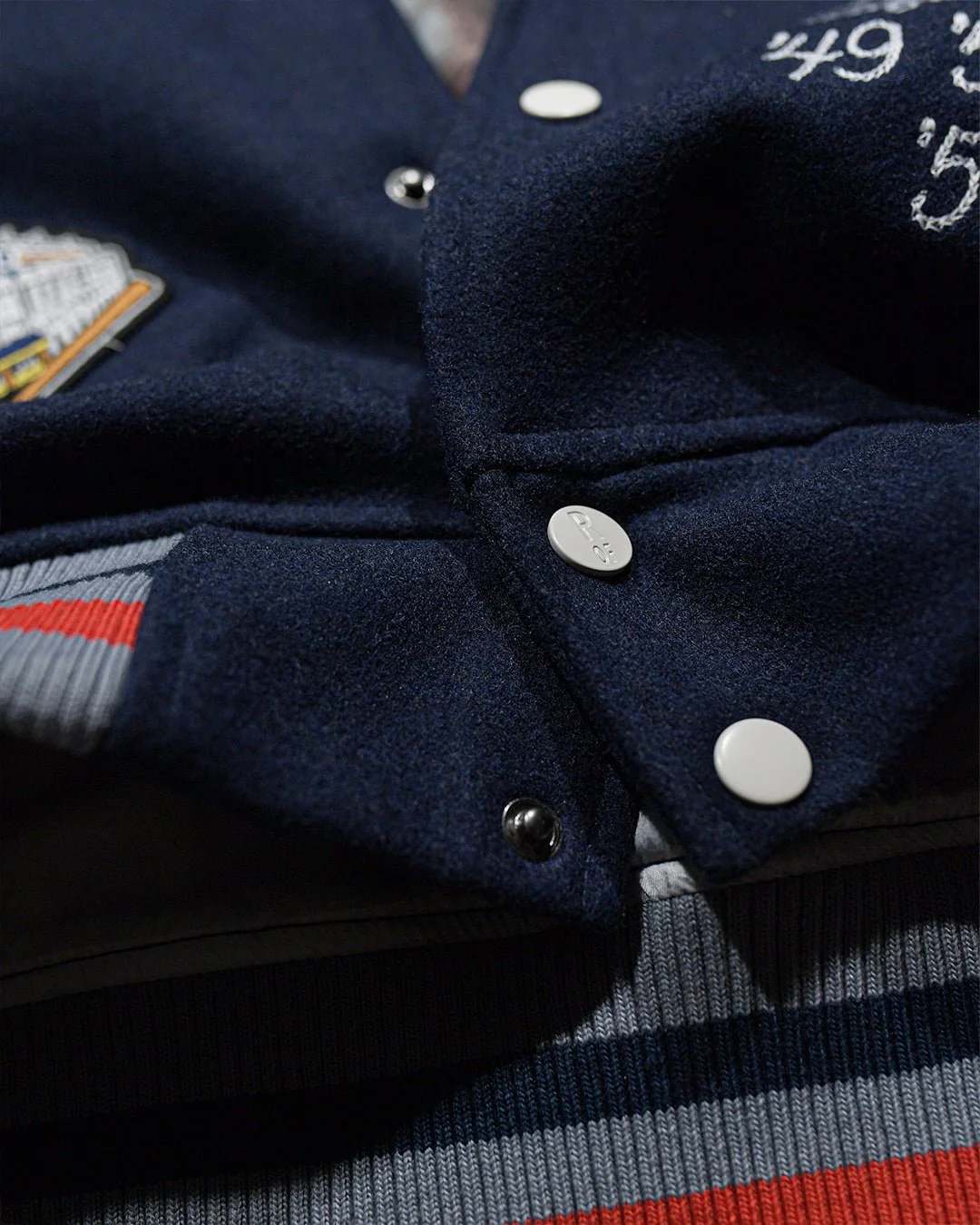 J. Robinson Brooklyn Blue Varsity Jacket - Image 14
