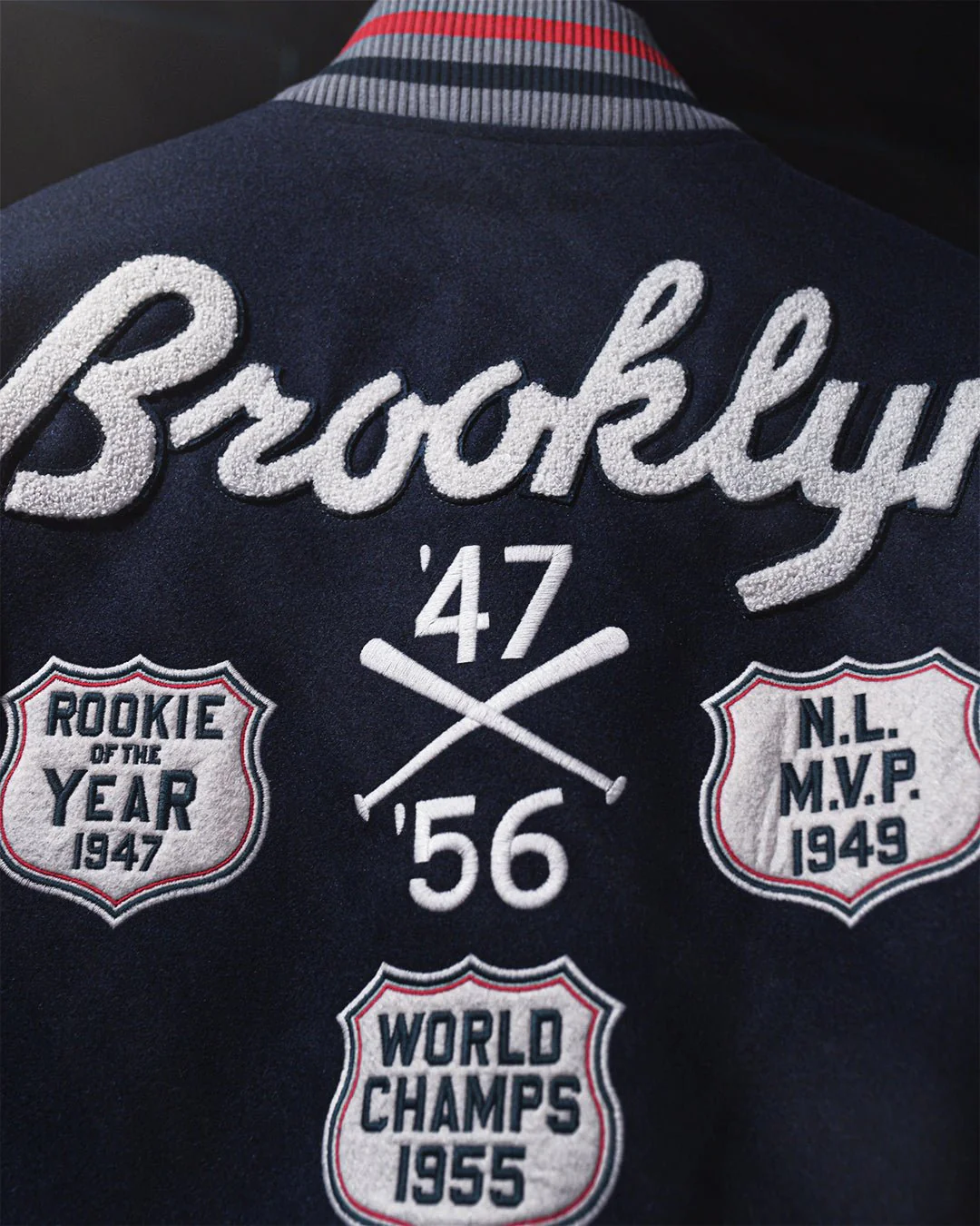 J. Robinson Brooklyn Blue Varsity Jacket - Image 15