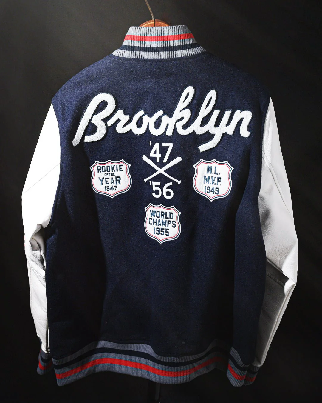 J. Robinson Brooklyn Blue Varsity Jacket - Image 18