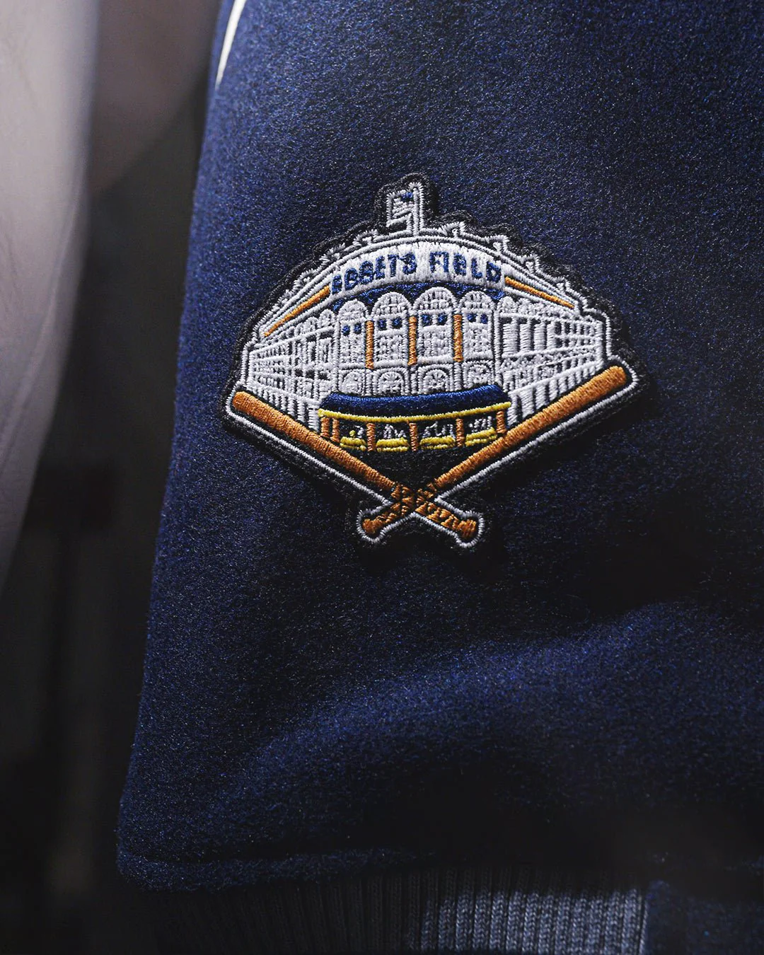 J. Robinson Brooklyn Blue Varsity Jacket - Image 6