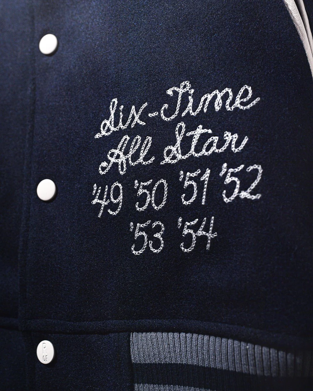 J. Robinson Brooklyn Blue Varsity Jacket - Image 8