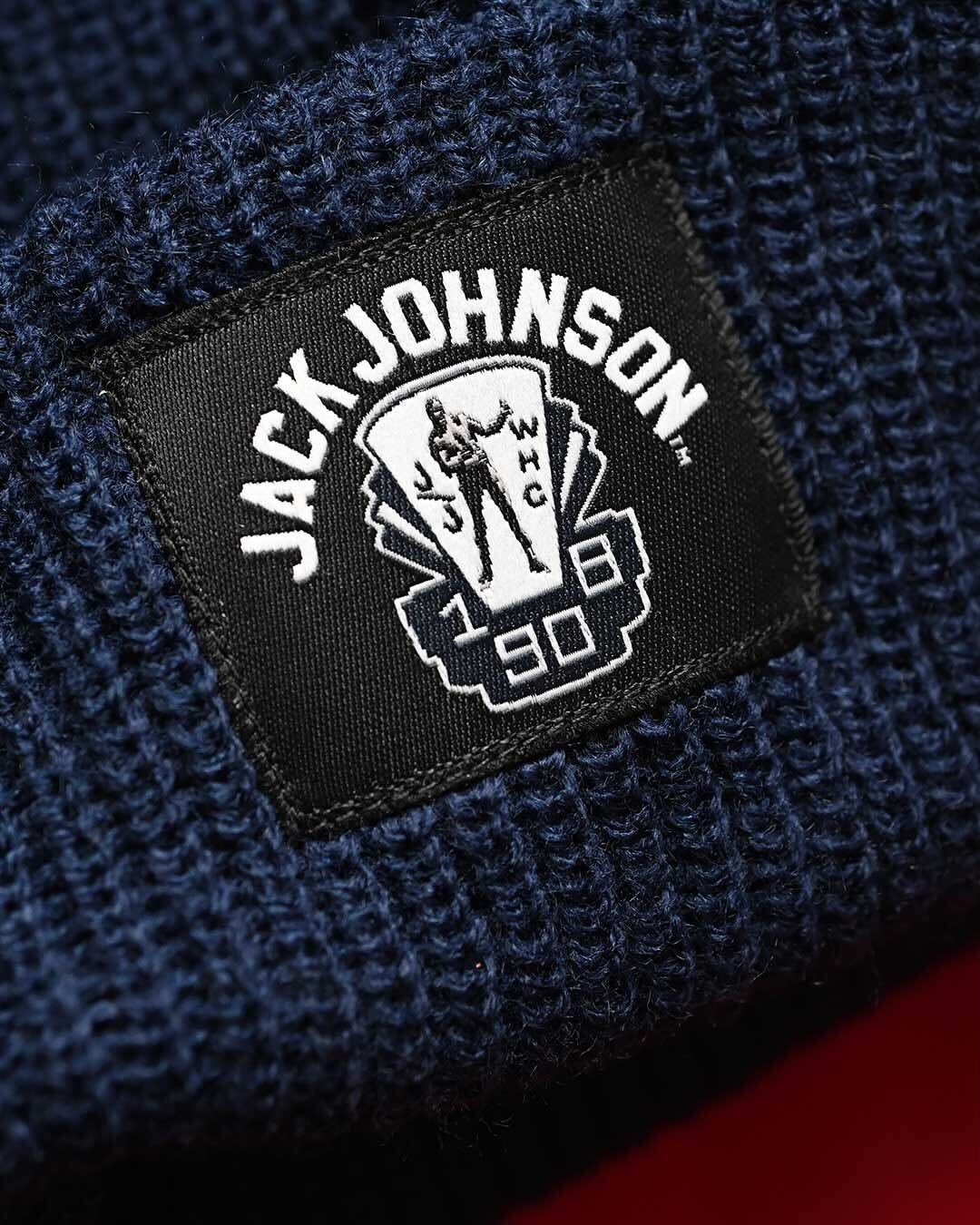 Jack Johnson 1980 Navy Beanie - Image 3