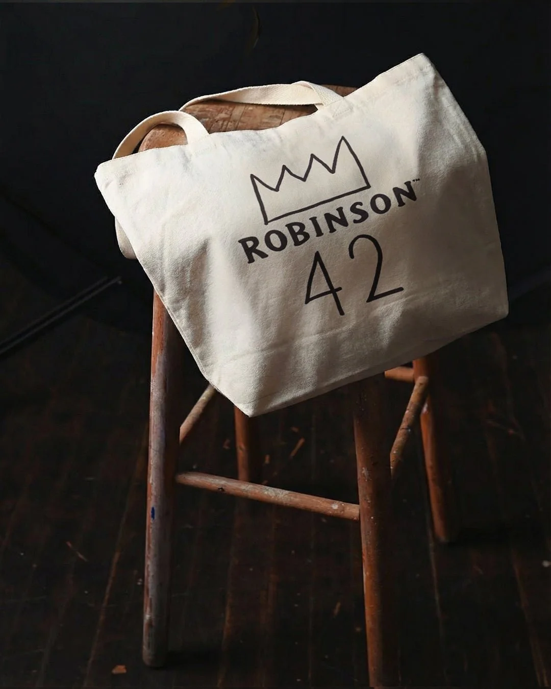 Jackie Robinson #42 Ivory Tote Bag - Image 4