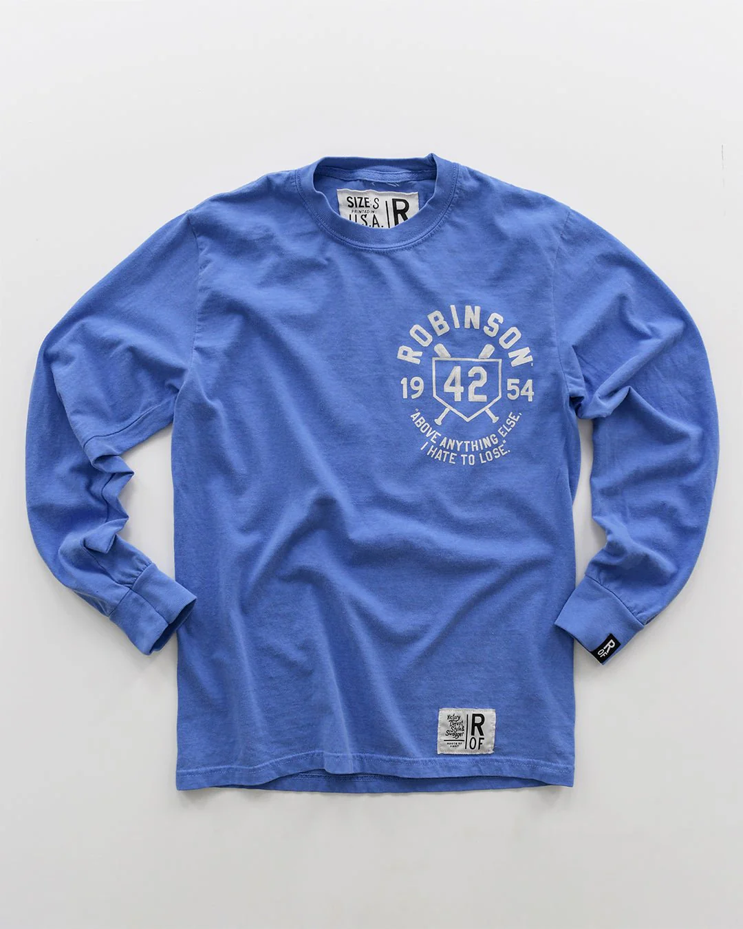 Jackie Robinson '54 Royal Blue Long Sleeve Tee - Image 4