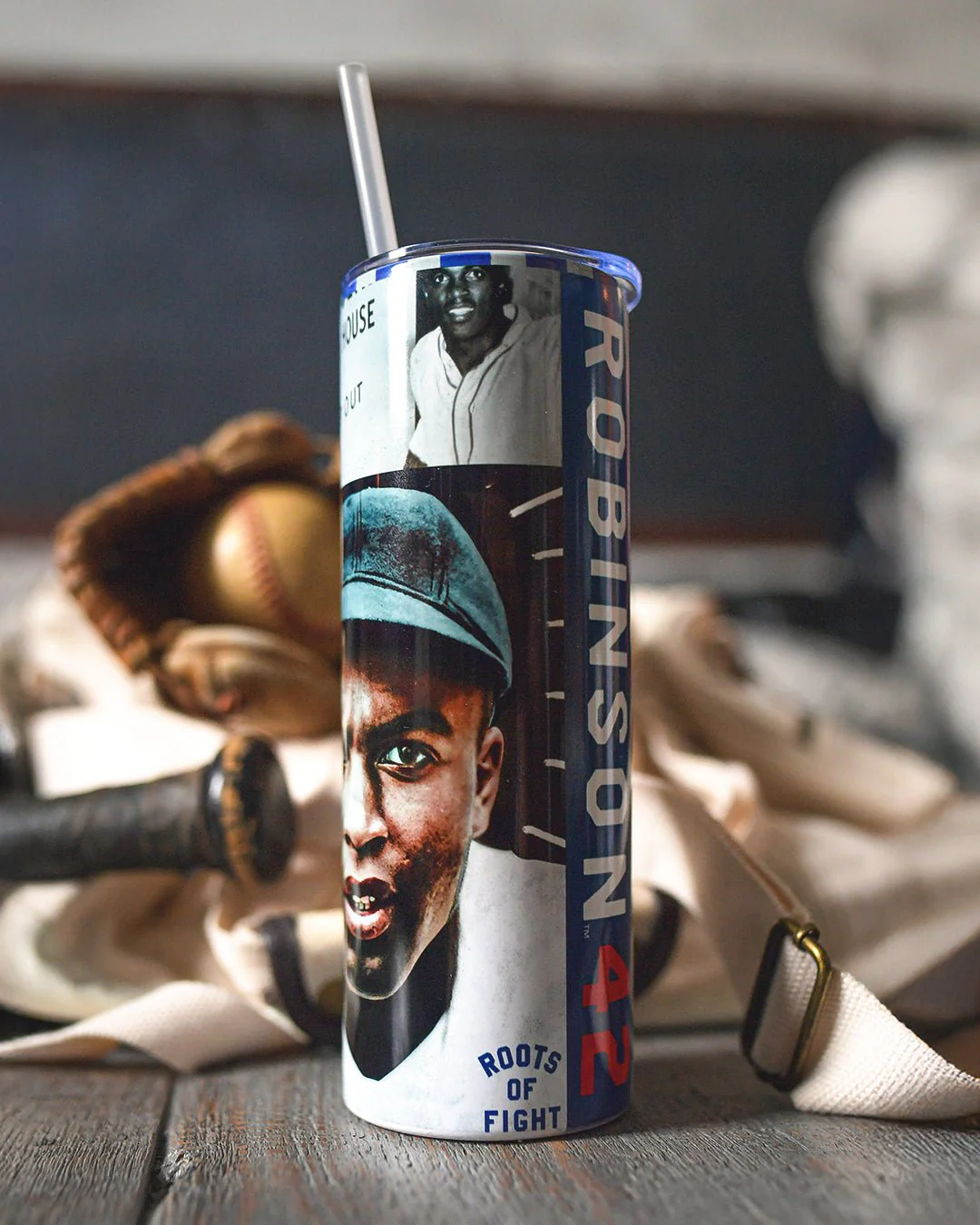 Jackie Robinson Brooklyn Impact #42 Tumbler - Image 3