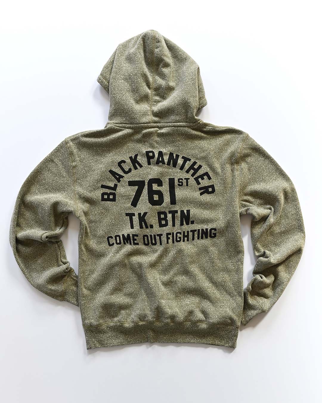 Jackie Robinson The Black Panthers Olive PO Hoody - Image 6