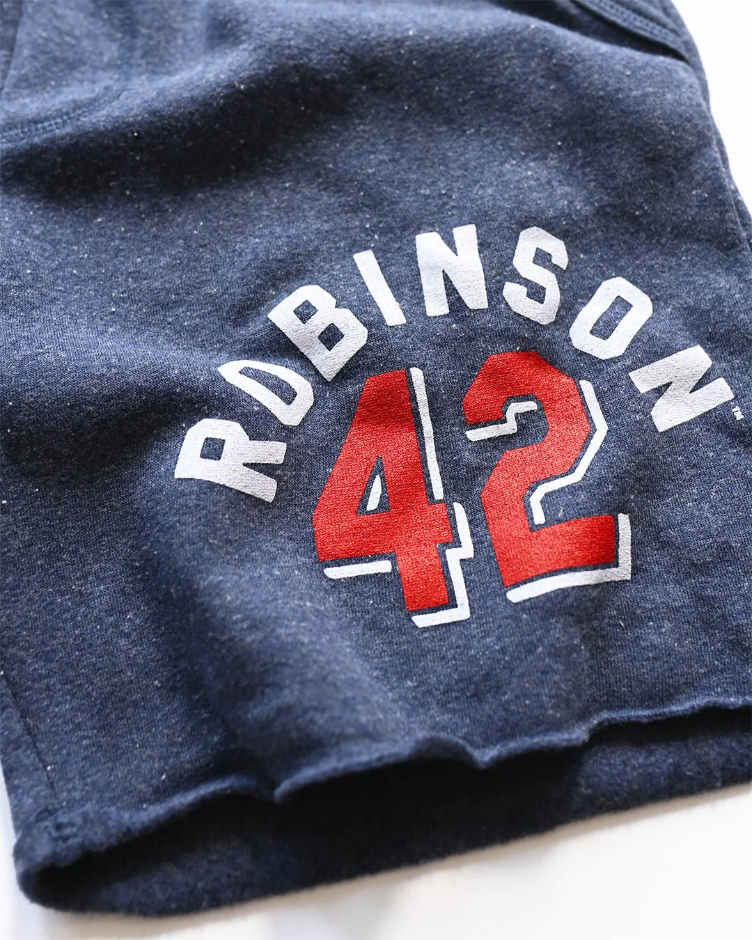Jackie Robinson Vintage #42 Navy Shorts - Image 3