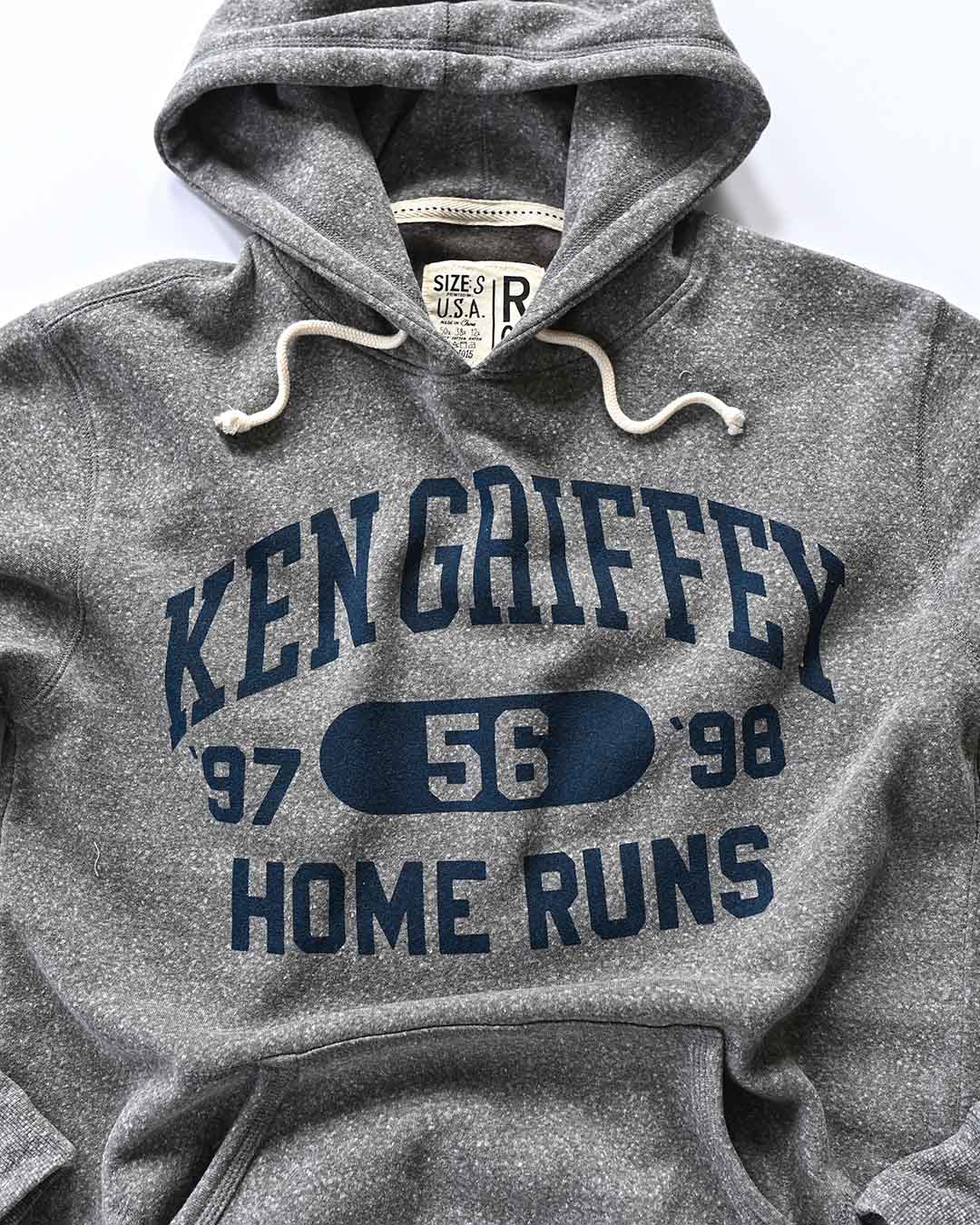 K. Griffey Jr. 56 HR Grey PO Hoody - Image 3