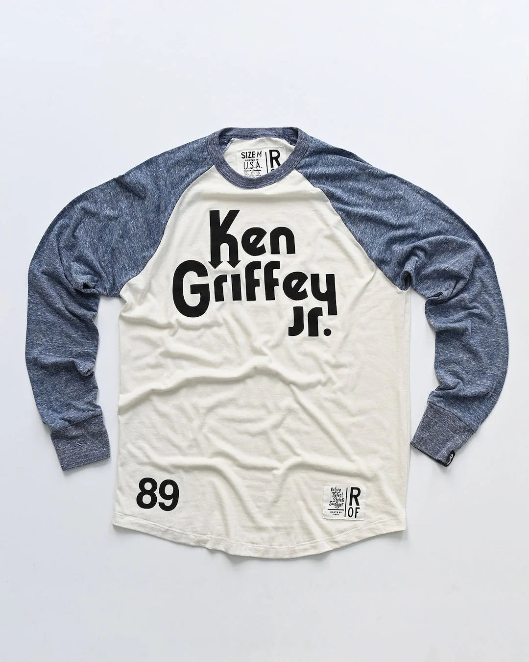 Ken Griffey Jr. 89 Denim Blue Raglan - Image 3