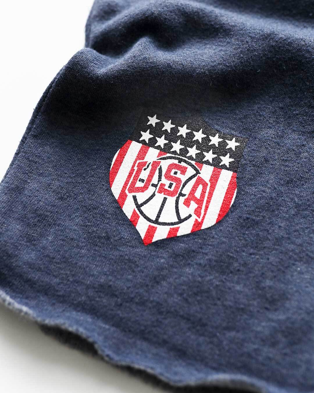 Kevin Garnett Games 2000 USA Navy Shorts - Image 4