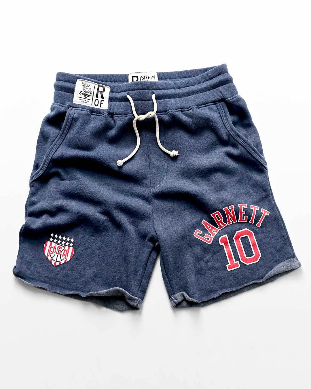 Kevin Garnett Games 2000 USA Navy Shorts - Image 6