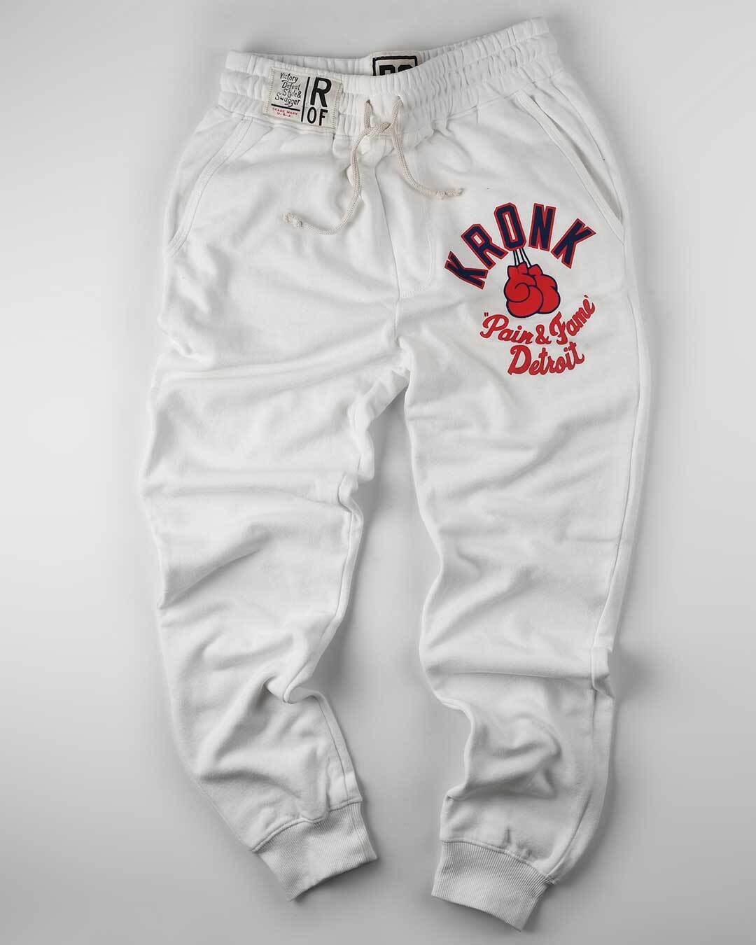 Kronk 'Pain & Fame' Ivory Sweatpants - Image 5