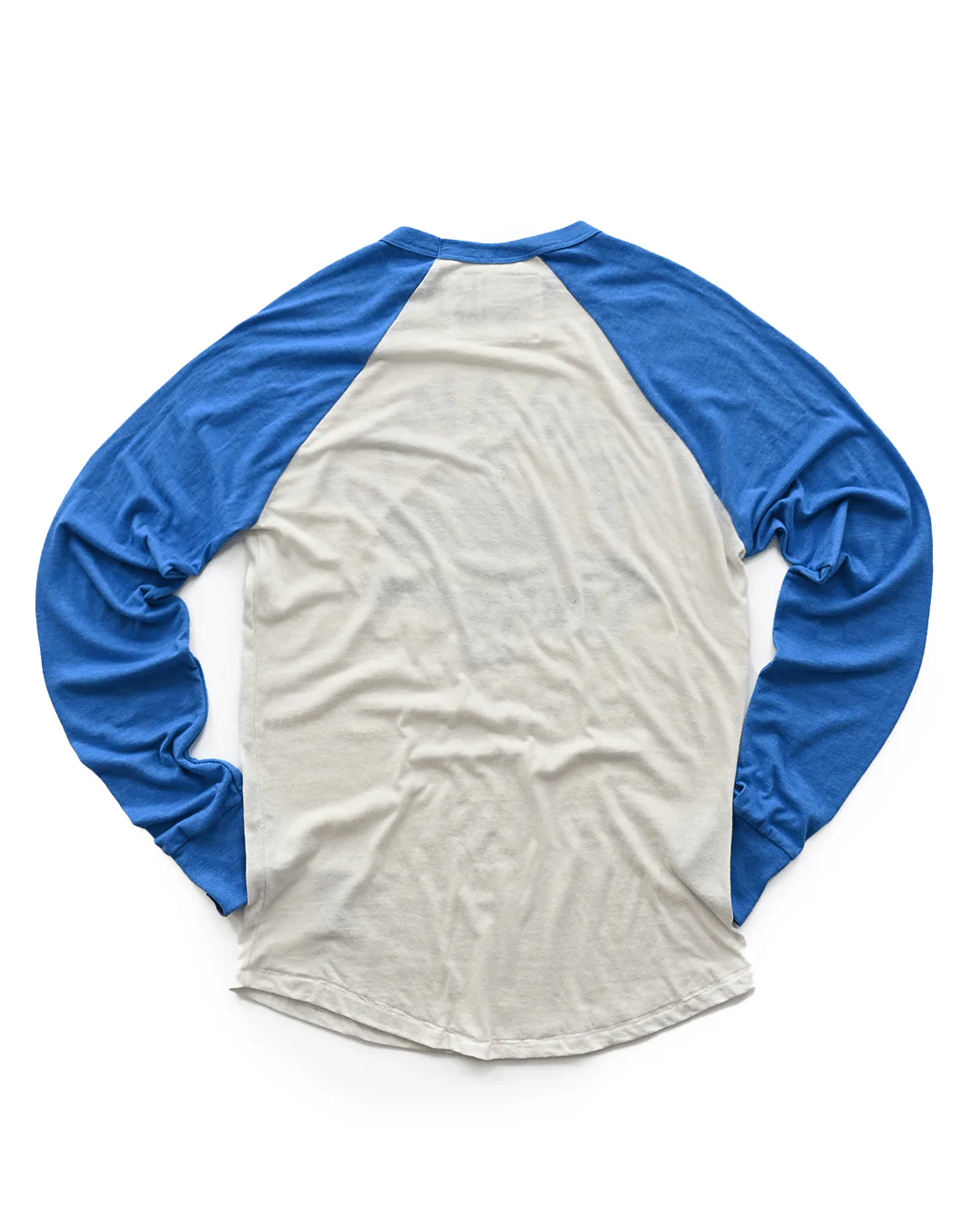 KU - Wilt Jayhawks #13 Blue Raglan Tee - Image 3