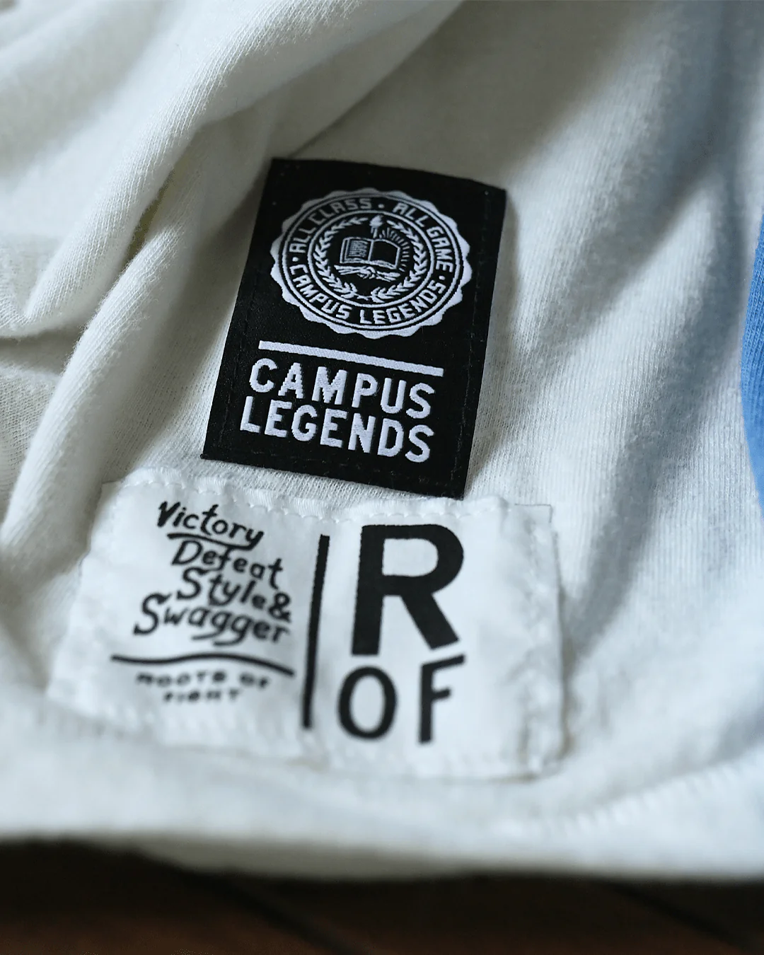 KU - Wilt Jayhawks #13 Blue Raglan Tee - Image 5