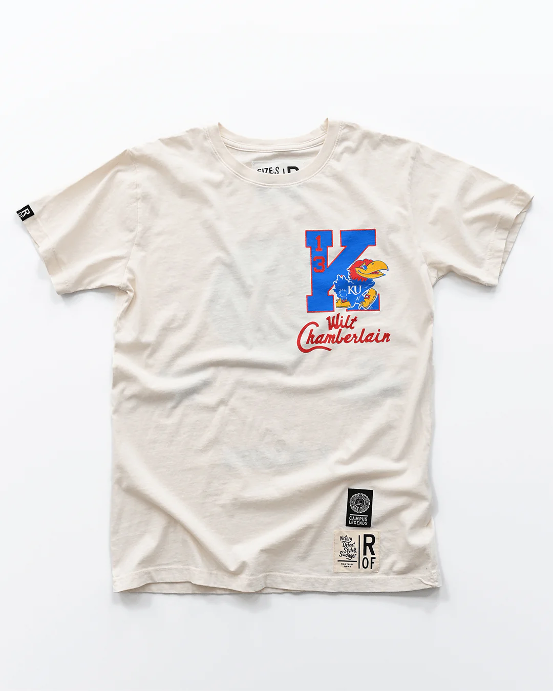 KU - Wilt Jayhawks Legacy White Tee - Image 3