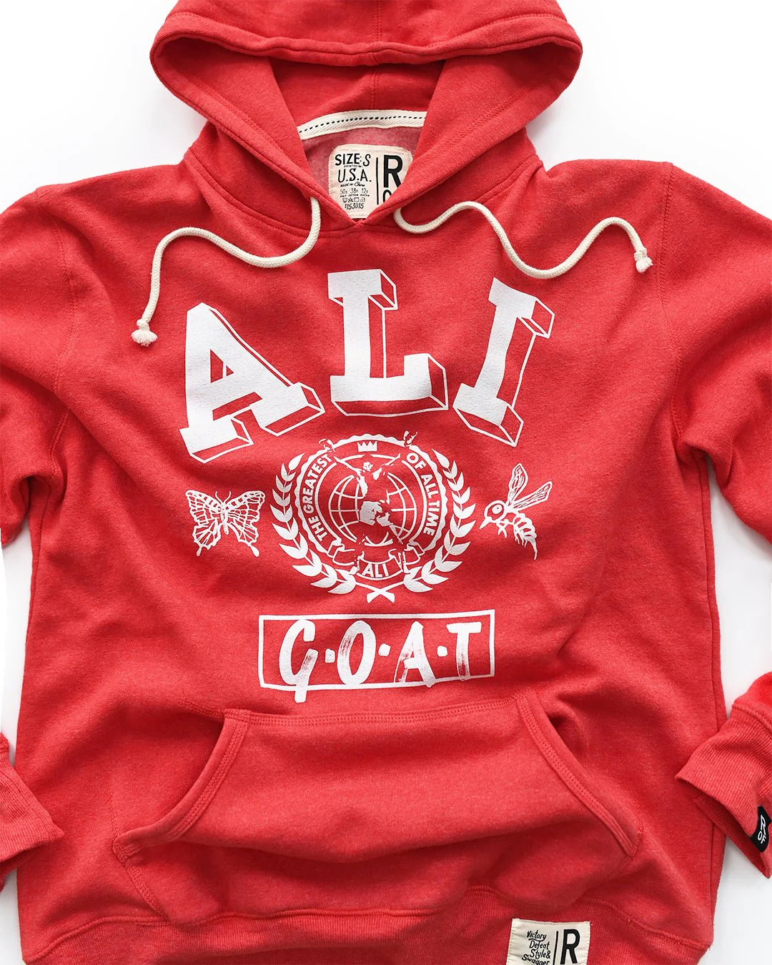 M. Ali Boxing GOAT Red PO Hoody - Image 4