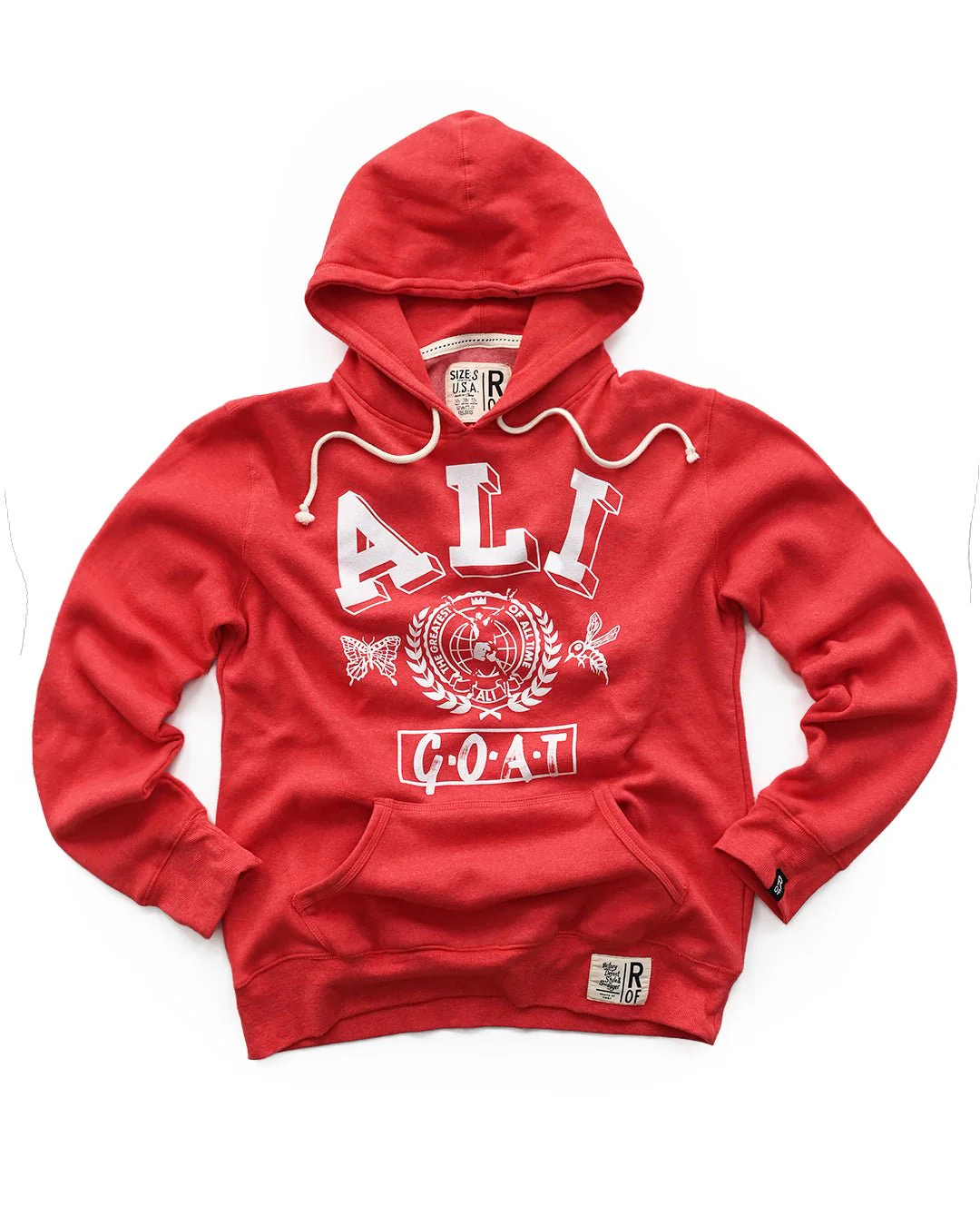 M. Ali Boxing GOAT Red PO Hoody - Image 5