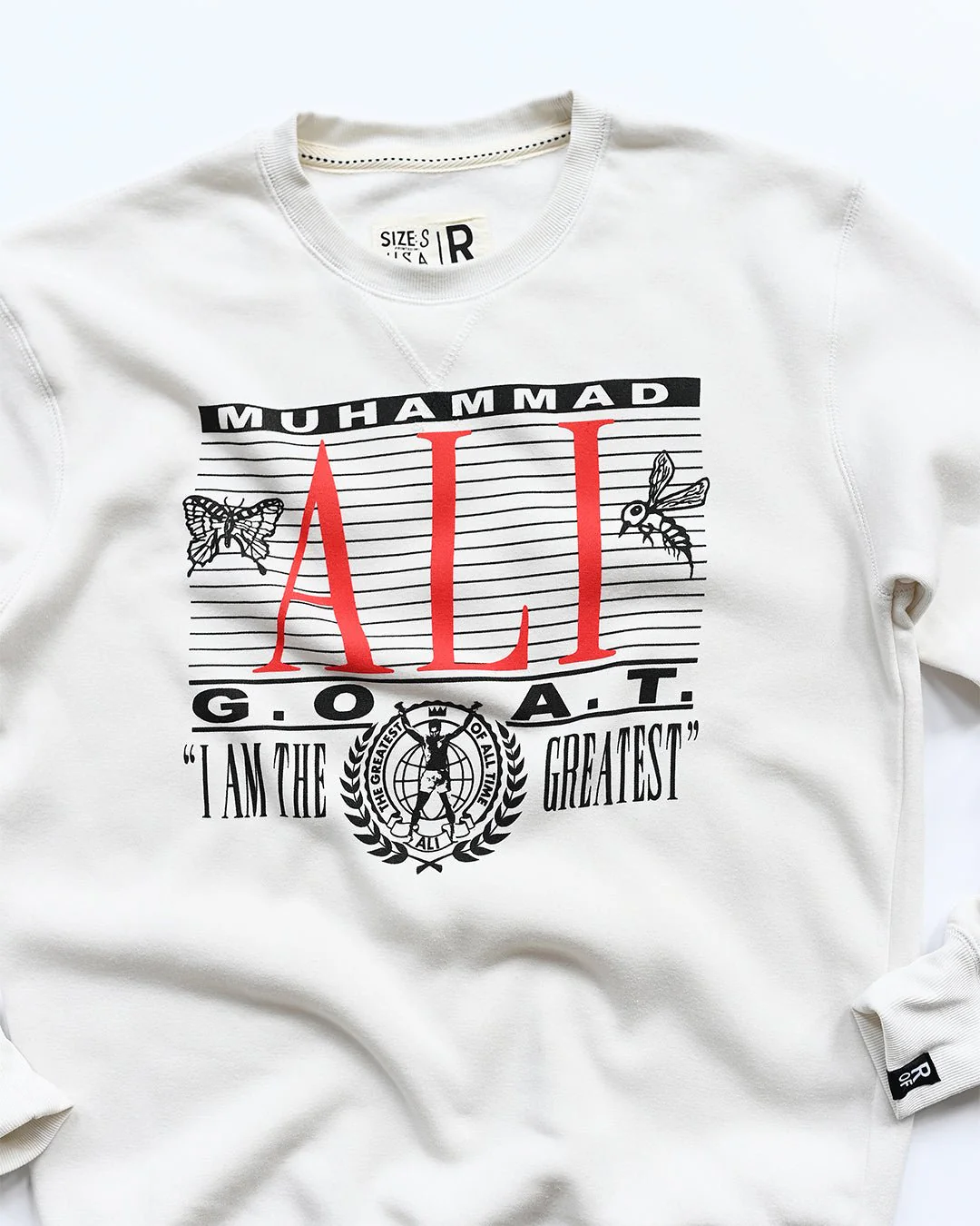 M. Ali GOAT White Sweatshirt - Image 4