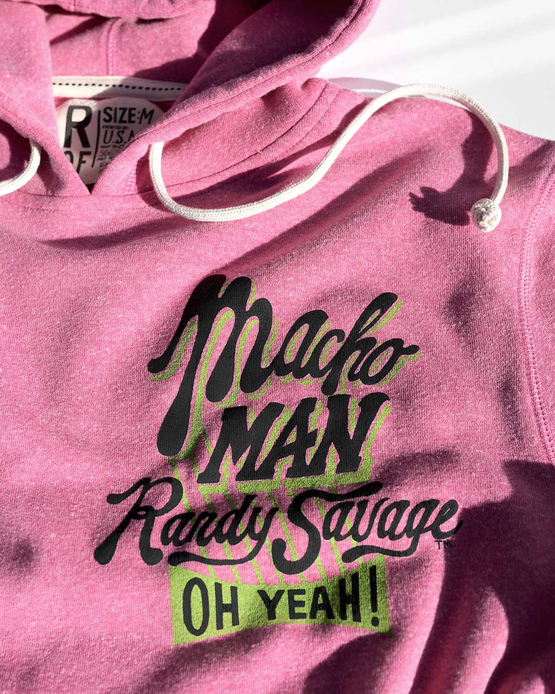 Macho Man Randy Savage Pink PO Hoody - Image 3