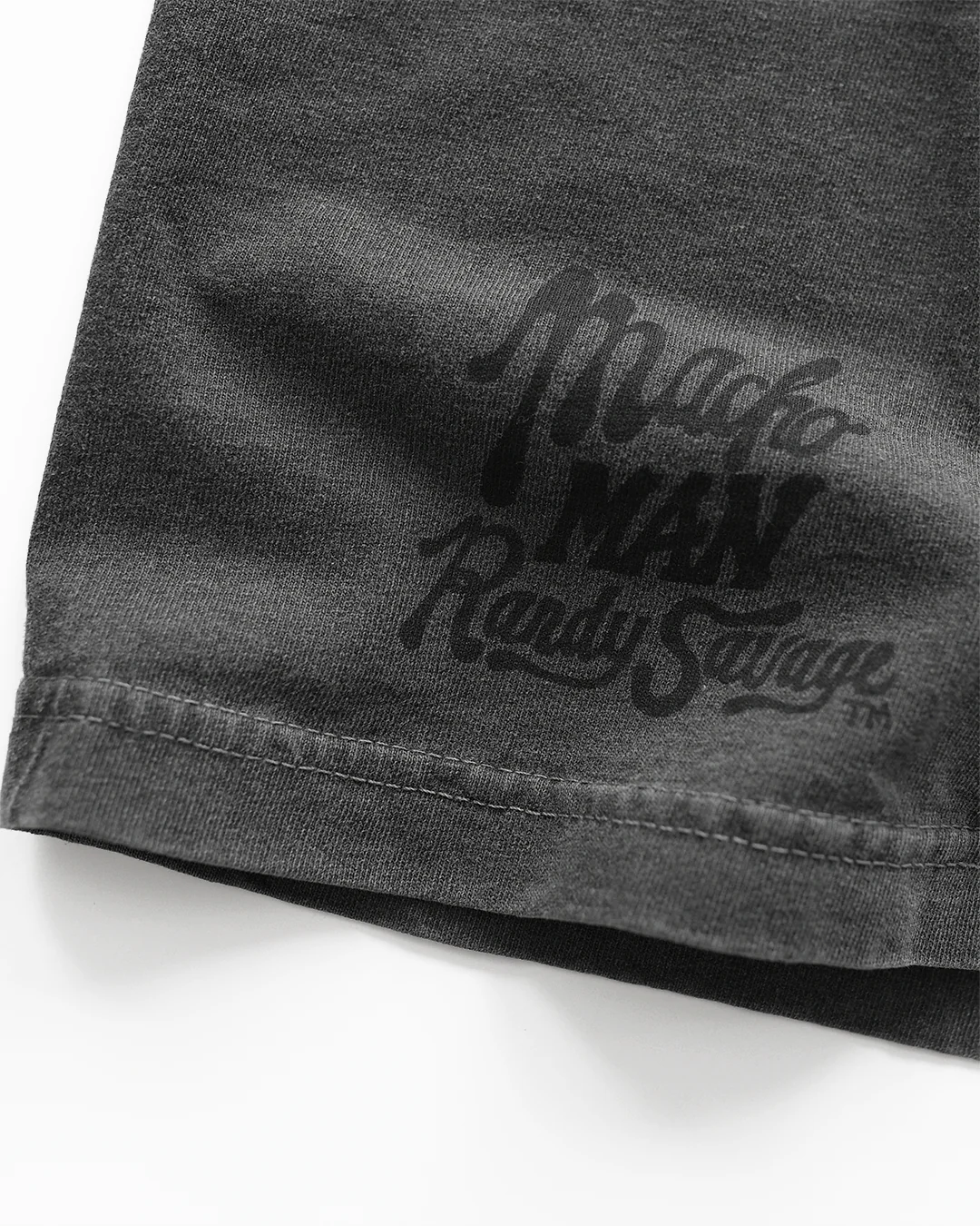 Macho Man 'Savage' Charcoal Heavyweight Tee - Image 6