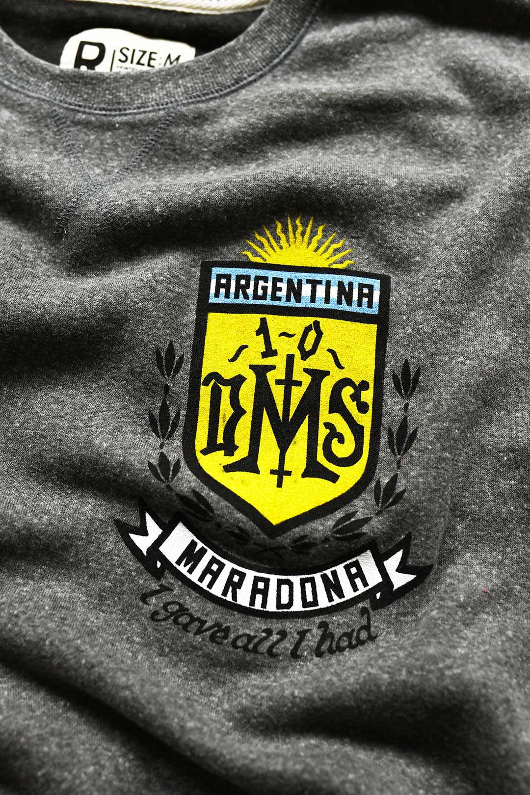 Maradona 'All I Have' Grey Sweatshirt - Image 3