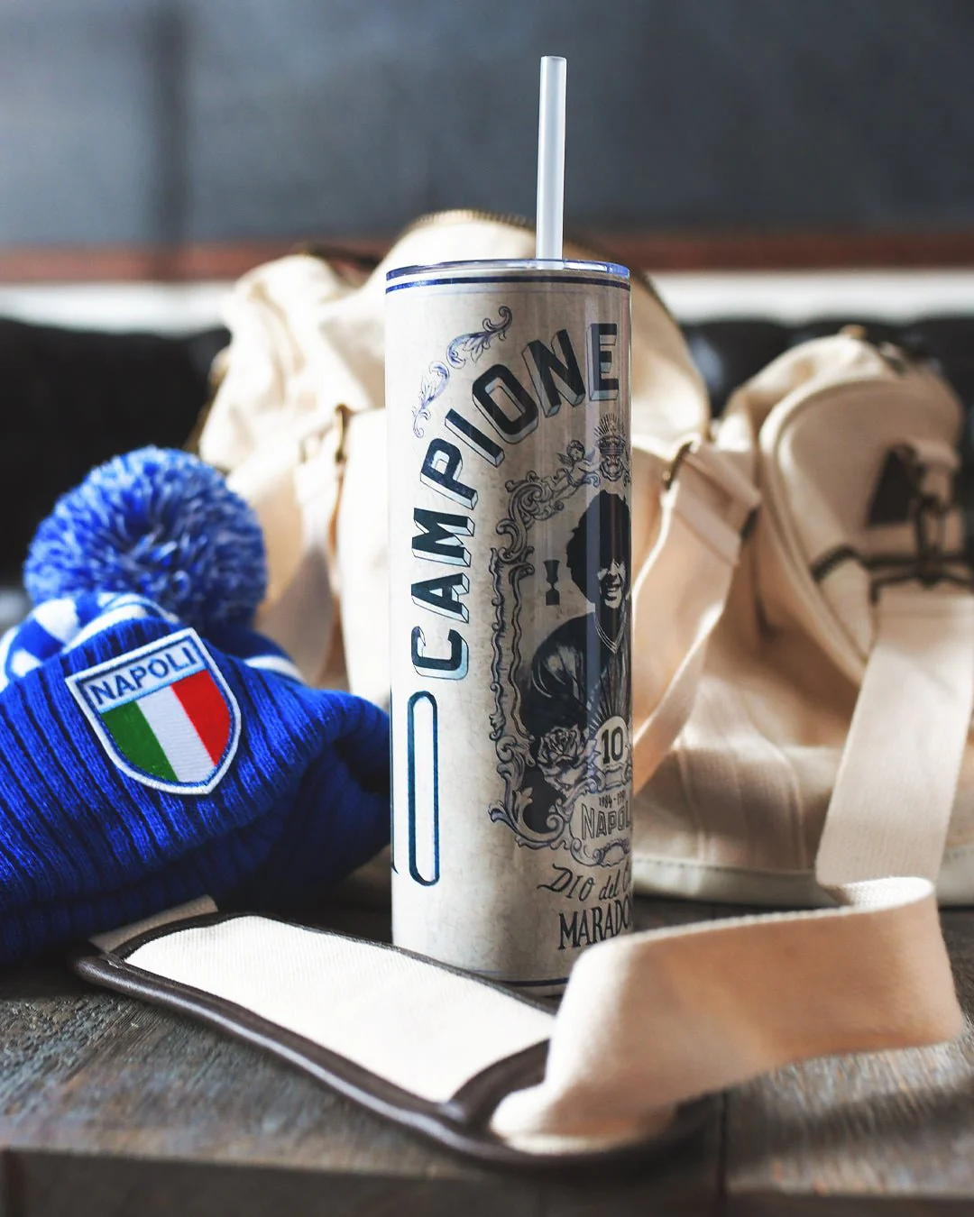 Maradona Campione D’Italia Tumbler - Image 3