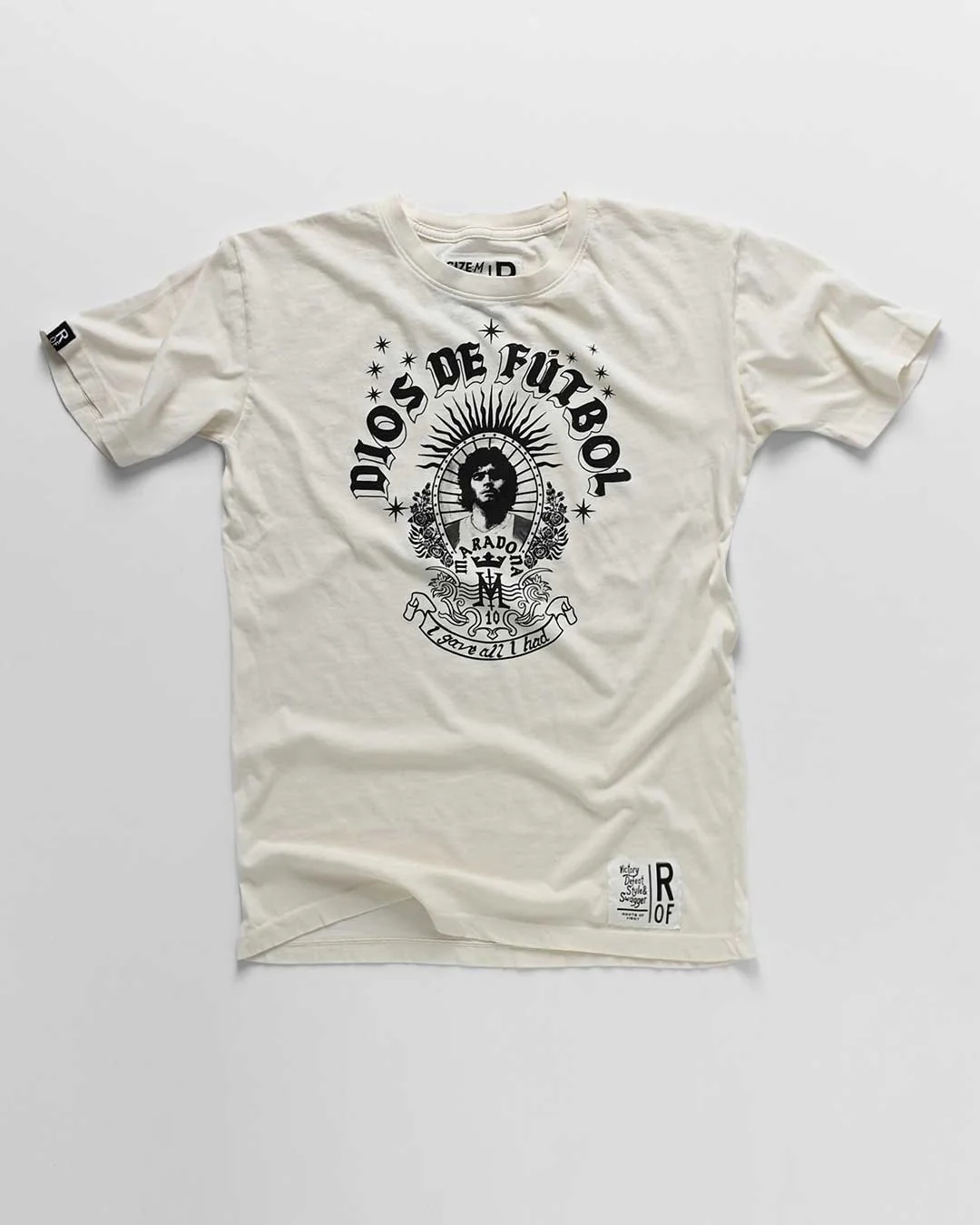 Maradona Dios De Futbol White Tee - Image 4