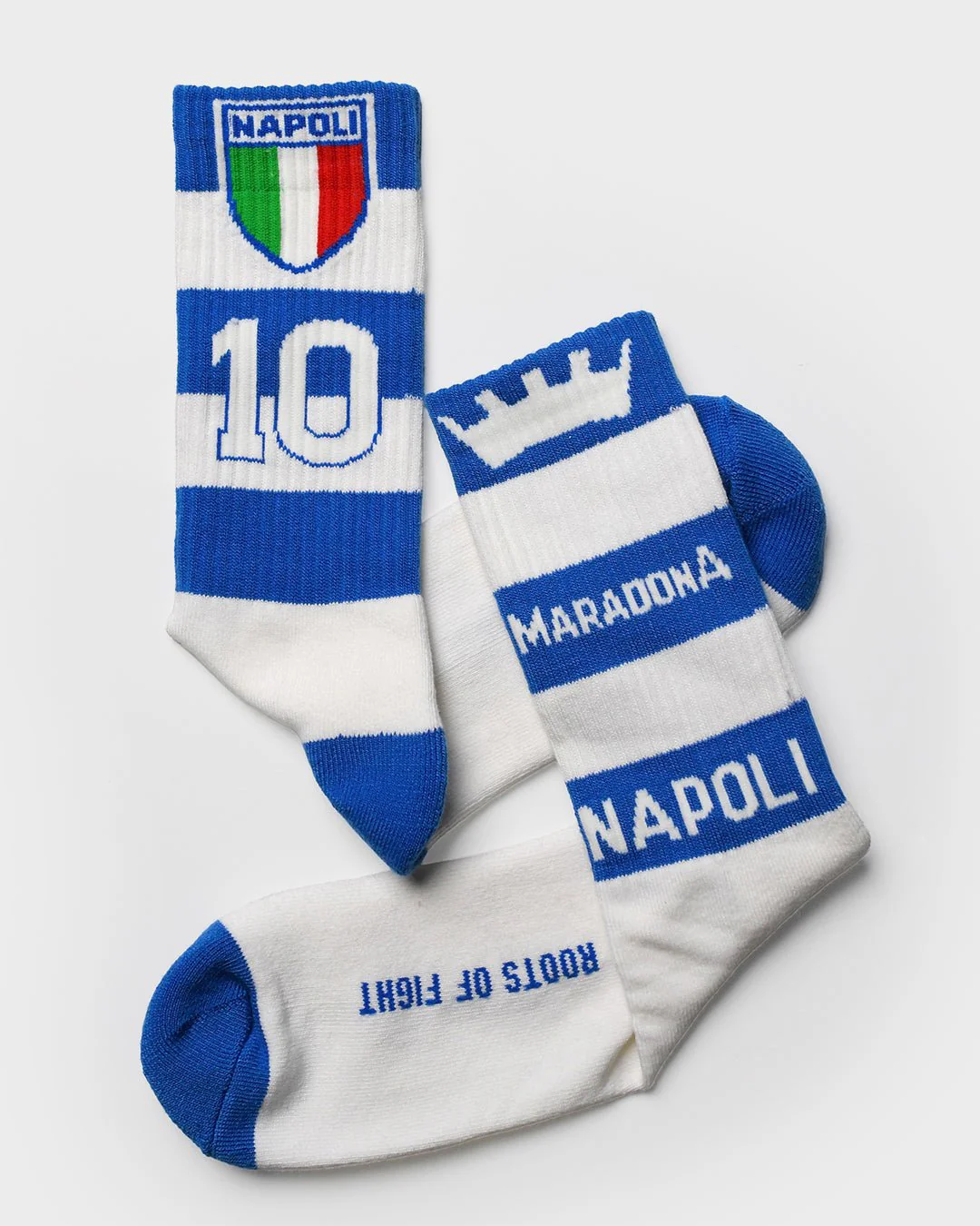 Maradona Napoli #10 Striped Socks - Image 3