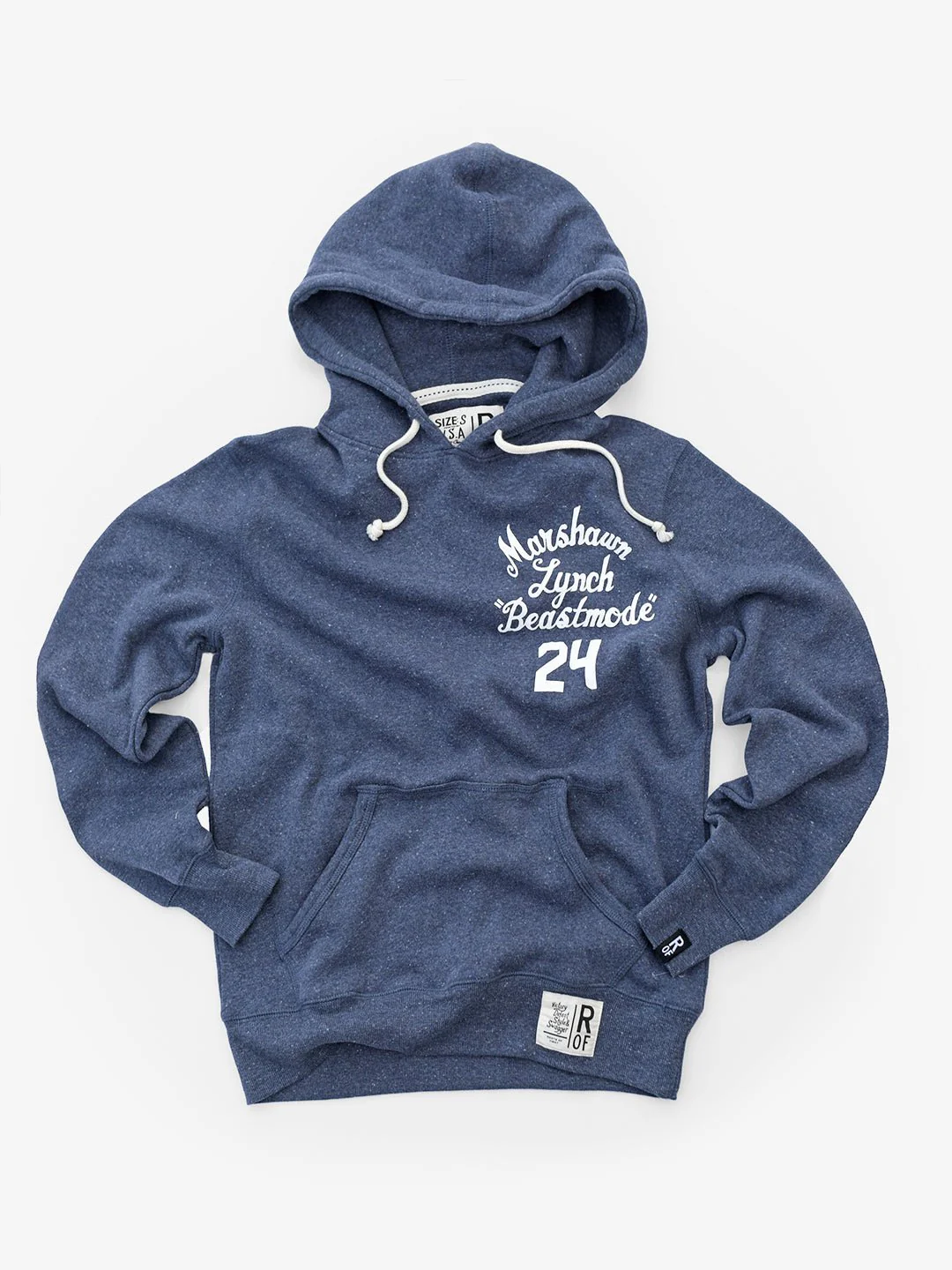 Marshawn Lynch Seattle Legacy Navy PO Hoody - Image 3