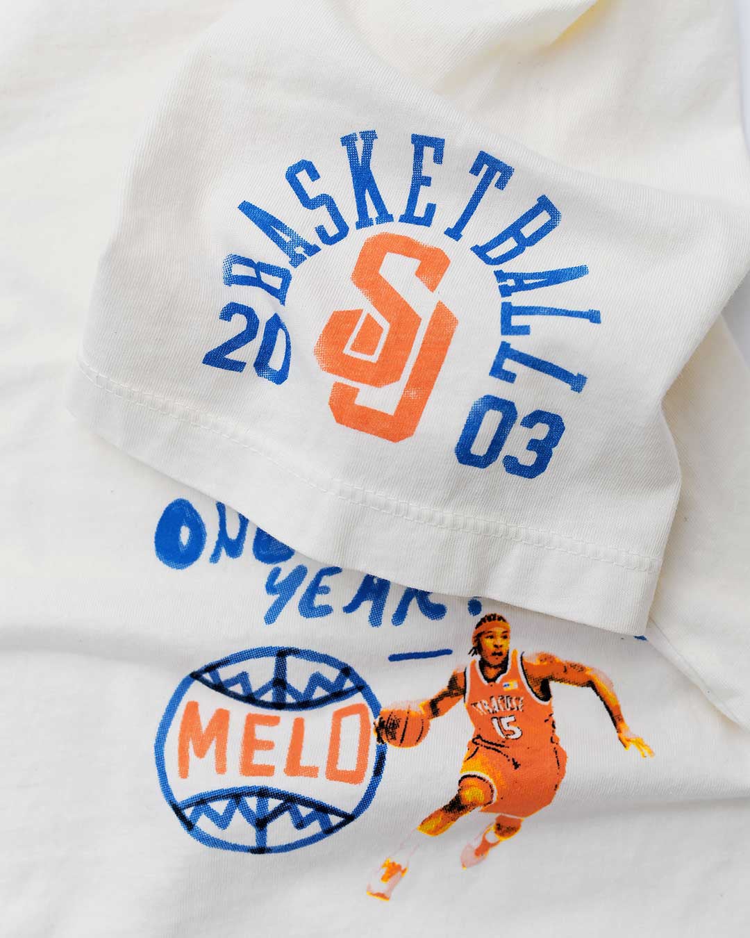 Melo 2003 Champ White Tee - Image 3